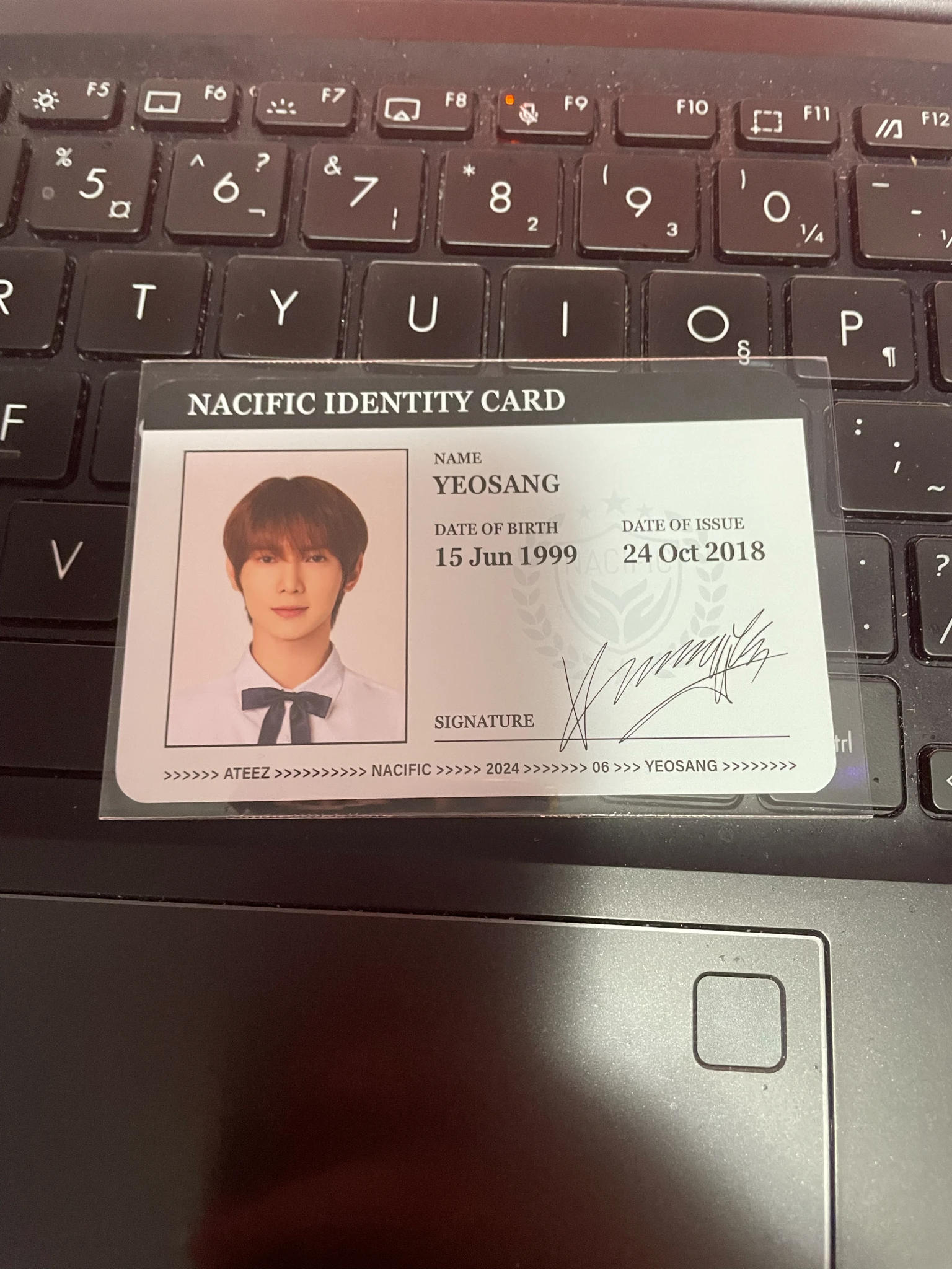 ATEEZ Yeosang ATEEZ - Yeosang - Ateez x Nacific Other round 6 nacific listing photo 1