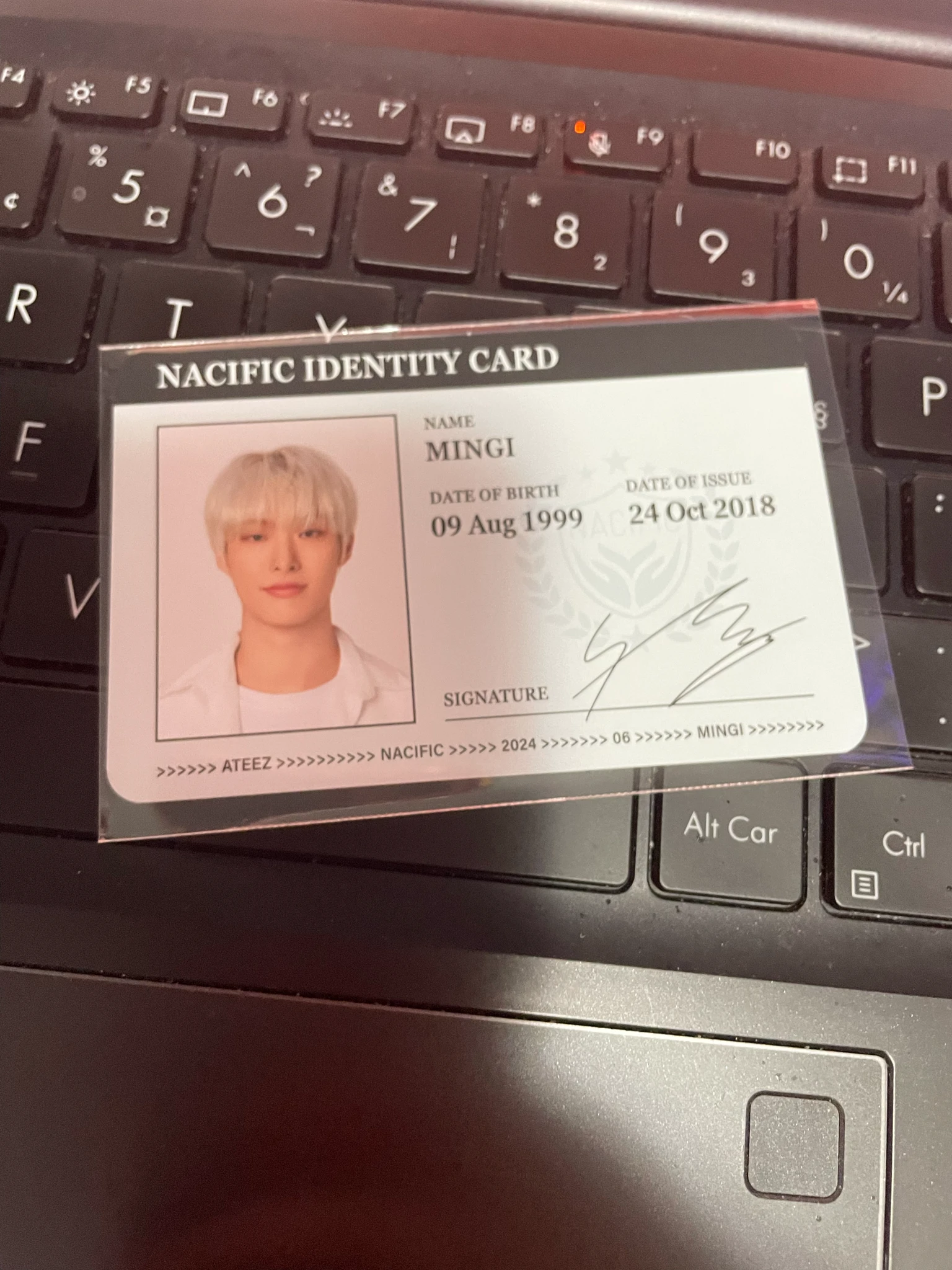 ATEEZ Mingi ATEEZ - Mingi - Ateez x Nacific Other round 6 nacific listing photo 1