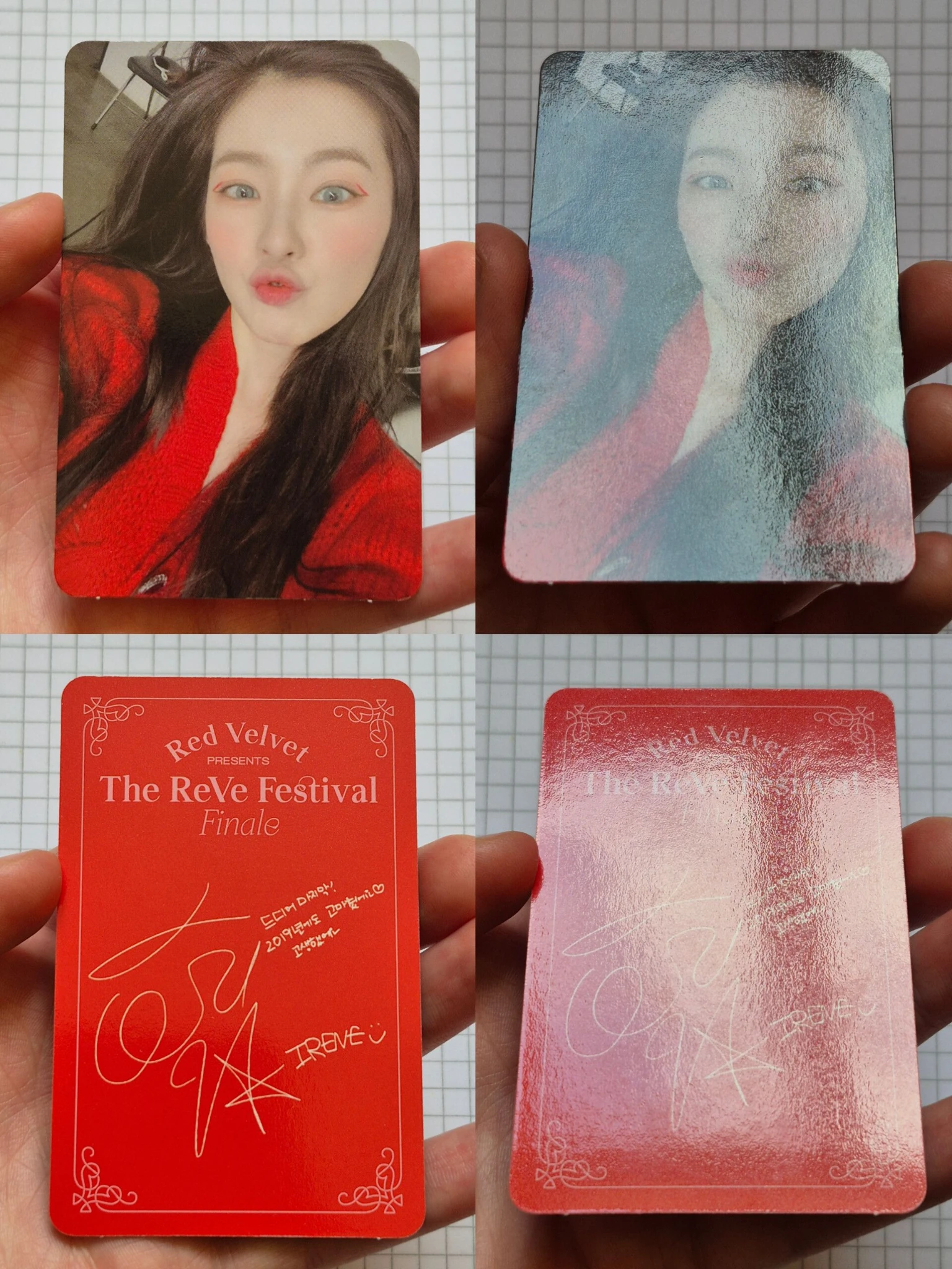 Red Velvet Irene Red Velvet - Irene - The ReVe Festival: Finale Album album photocard listing photo 3