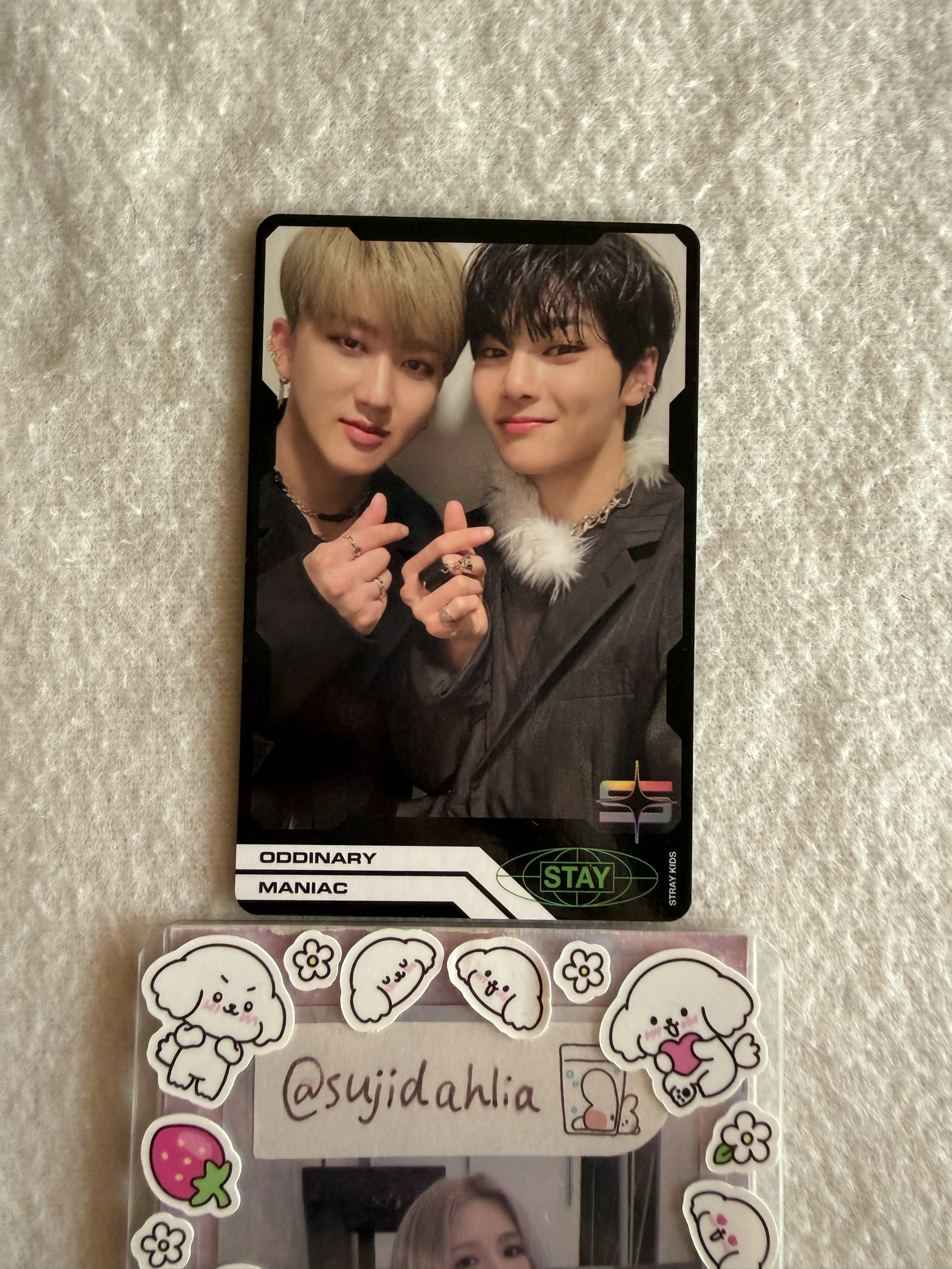Stray Kids Stray Kids - Changbin & I.N - Oddinary Album album photocard pre-order benefit trading card listing photo 1