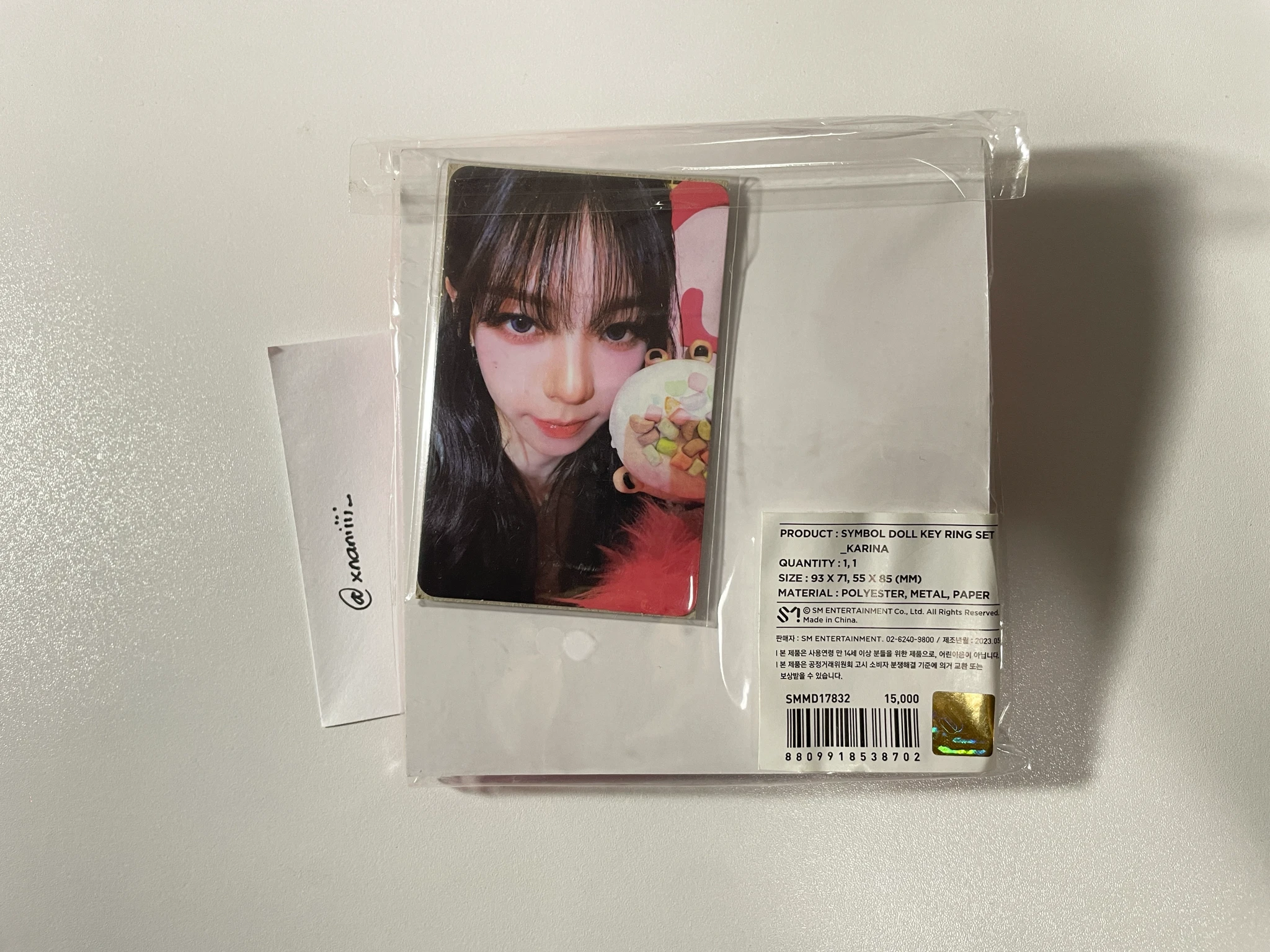 aespa Karina aespa - Karina - Come To My Illusion Event pop-up store merch photocard listing photo 1
