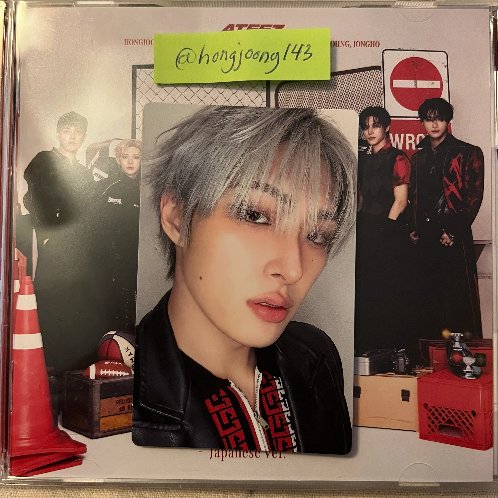 ATEEZ Mingi ATEEZ - Mingi - BAD Album album photocard flash price version japanese album listing photo 1