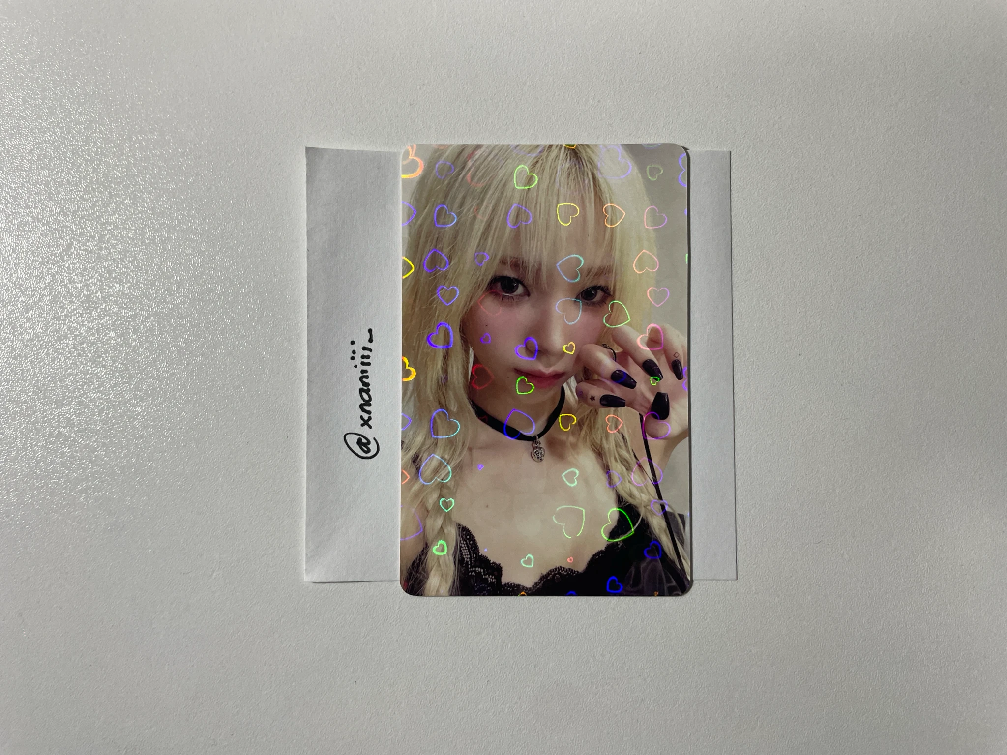 aespa Karina aespa - Karina - My World Album pob (pre-order benefit) KMStation holographic (hologram) listing photo 1