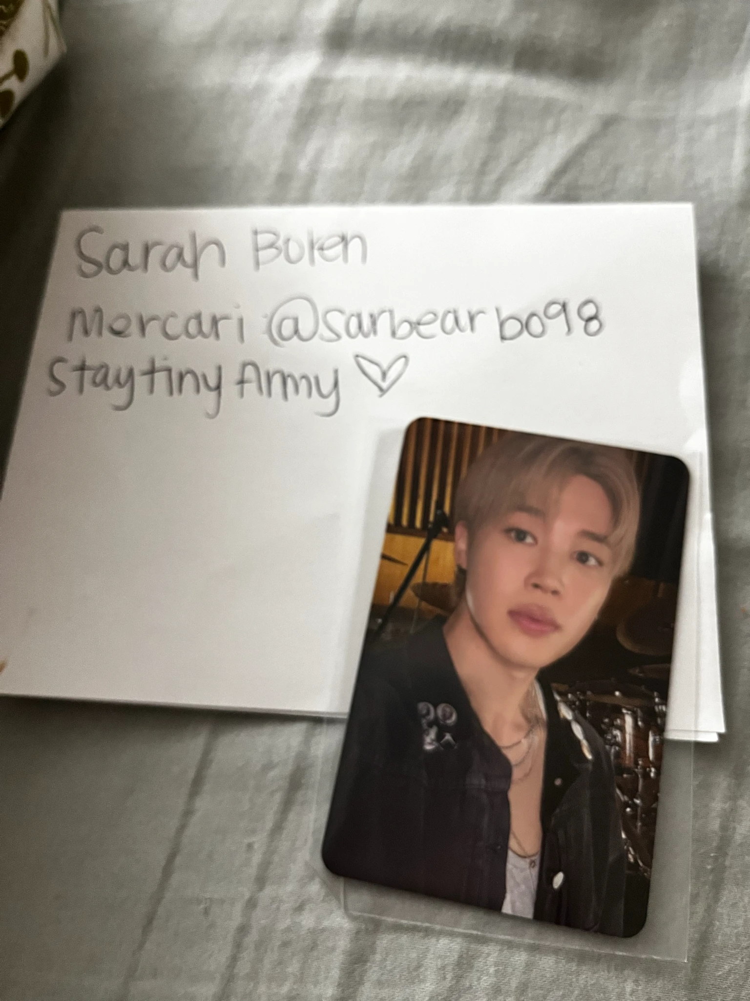 BTS Jimin BTS - Jimin - Arirang Album rooted in music version album photocard photocard set listing photo 1
