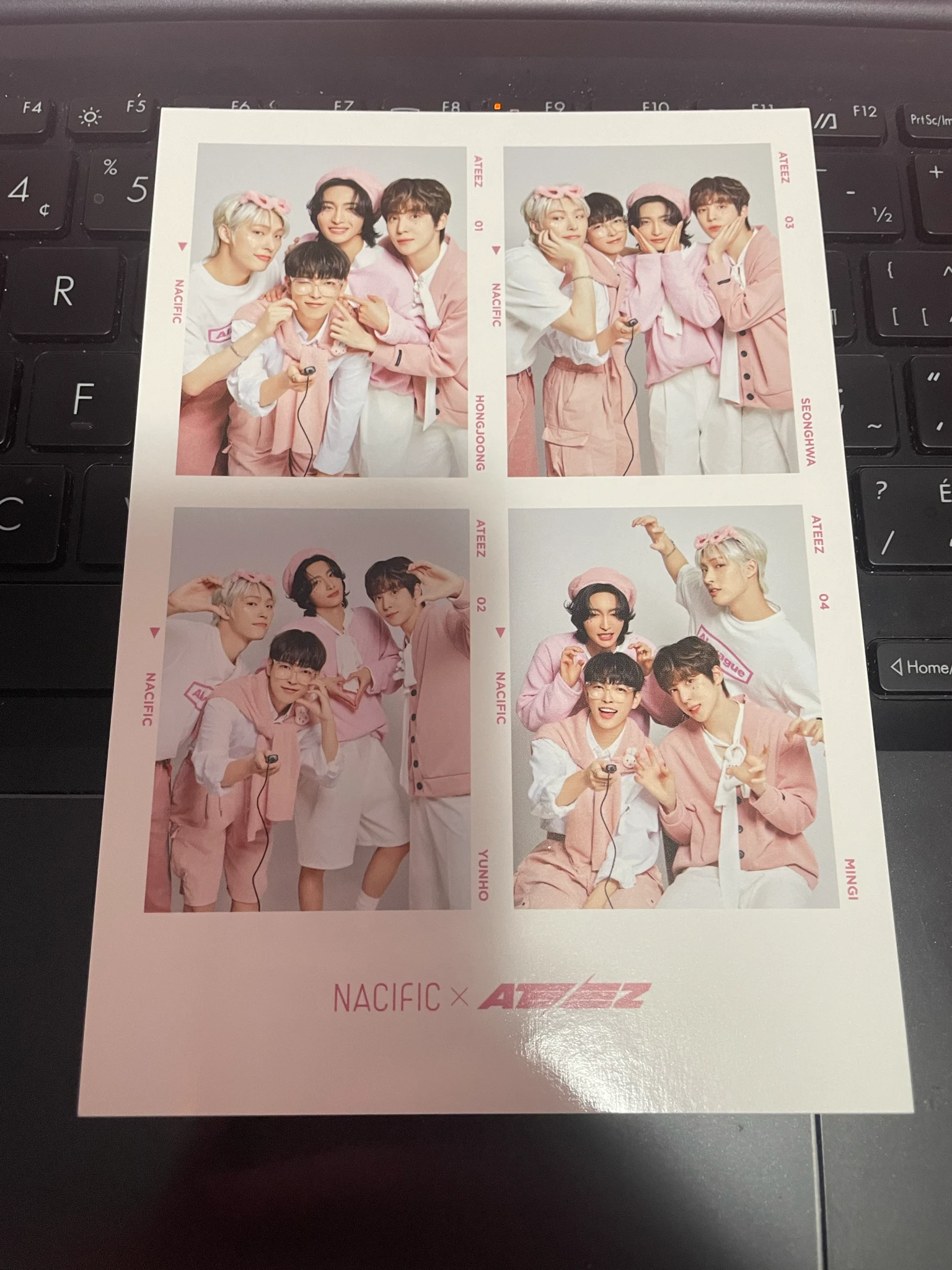 ATEEZ ATEEZ - Hongjoong & Seonghwa & Yunho - NACIFIC × ATEEZ Other 4 cut photo brand collaboration listing photo 1