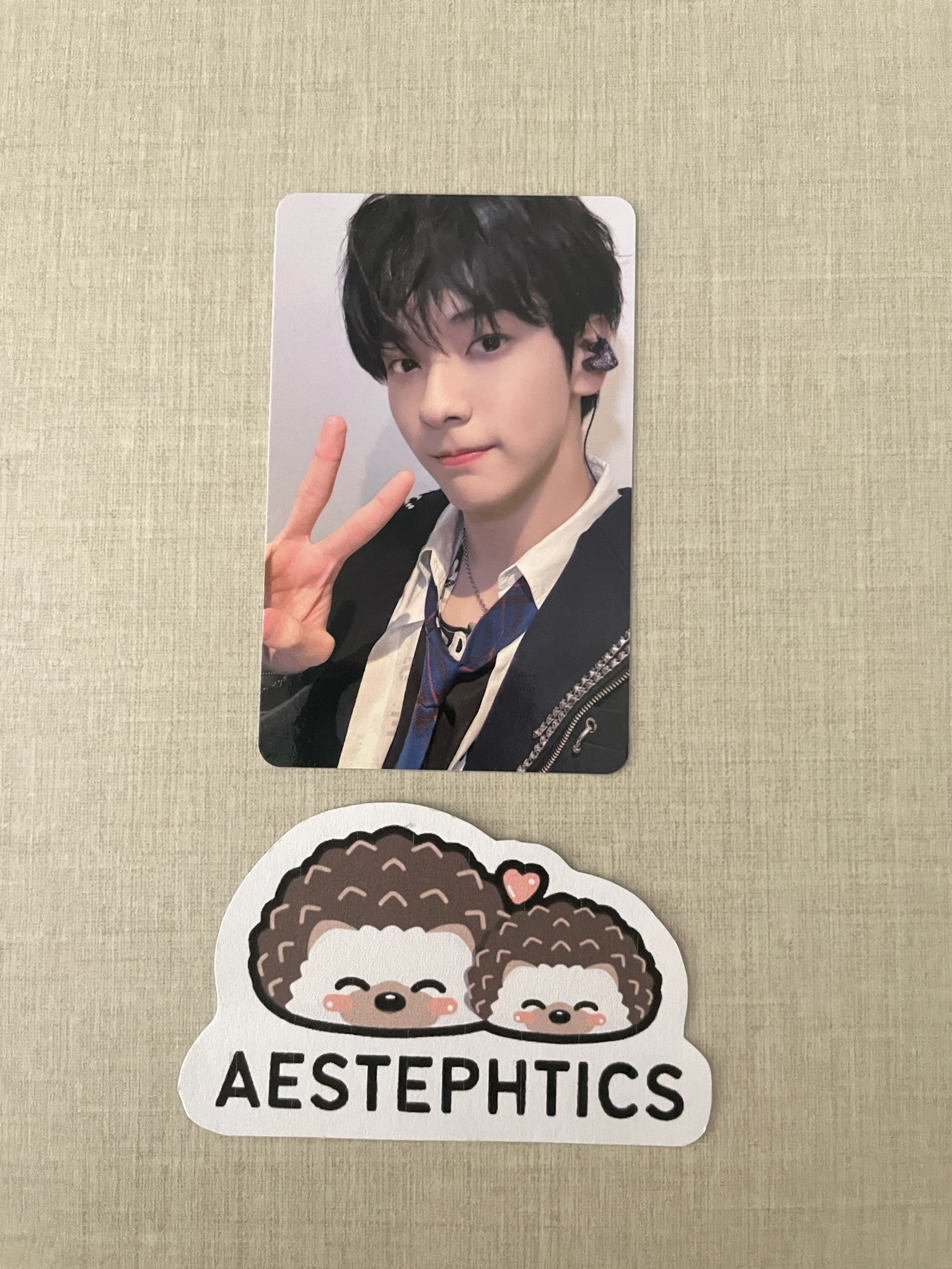 TOMORROW X TOGETHER Soobin TOMORROW X TOGETHER - Soobin - 7TH YEAR: A Moment of Stillness in the Thorns Album lucky draw (LD) soundwave round 2 listing photo 1