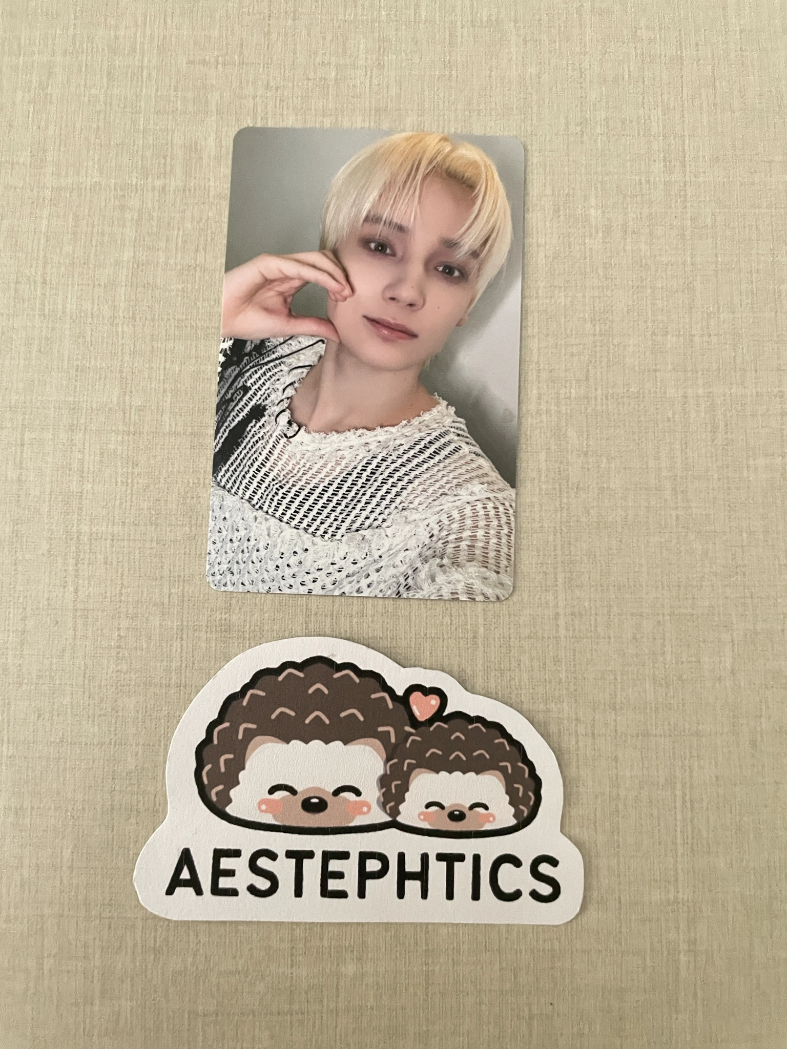 TOMORROW X TOGETHER Huening Kai TOMORROW X TOGETHER - Huening Kai - 7TH YEAR: A Moment of Stillness in the Thorns Album lucky draw (LD) kakaotalk thorn version listing photo 1