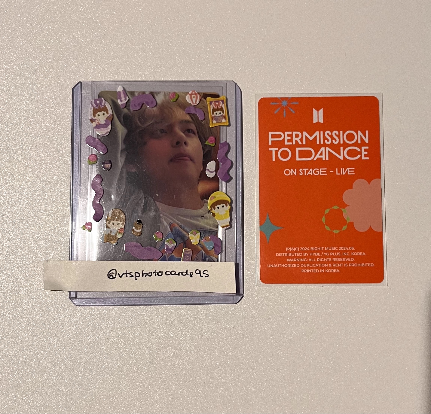 BTS j-hope BTS-J-HOPE-Album-Permission to Dance Live Album listing photo 2