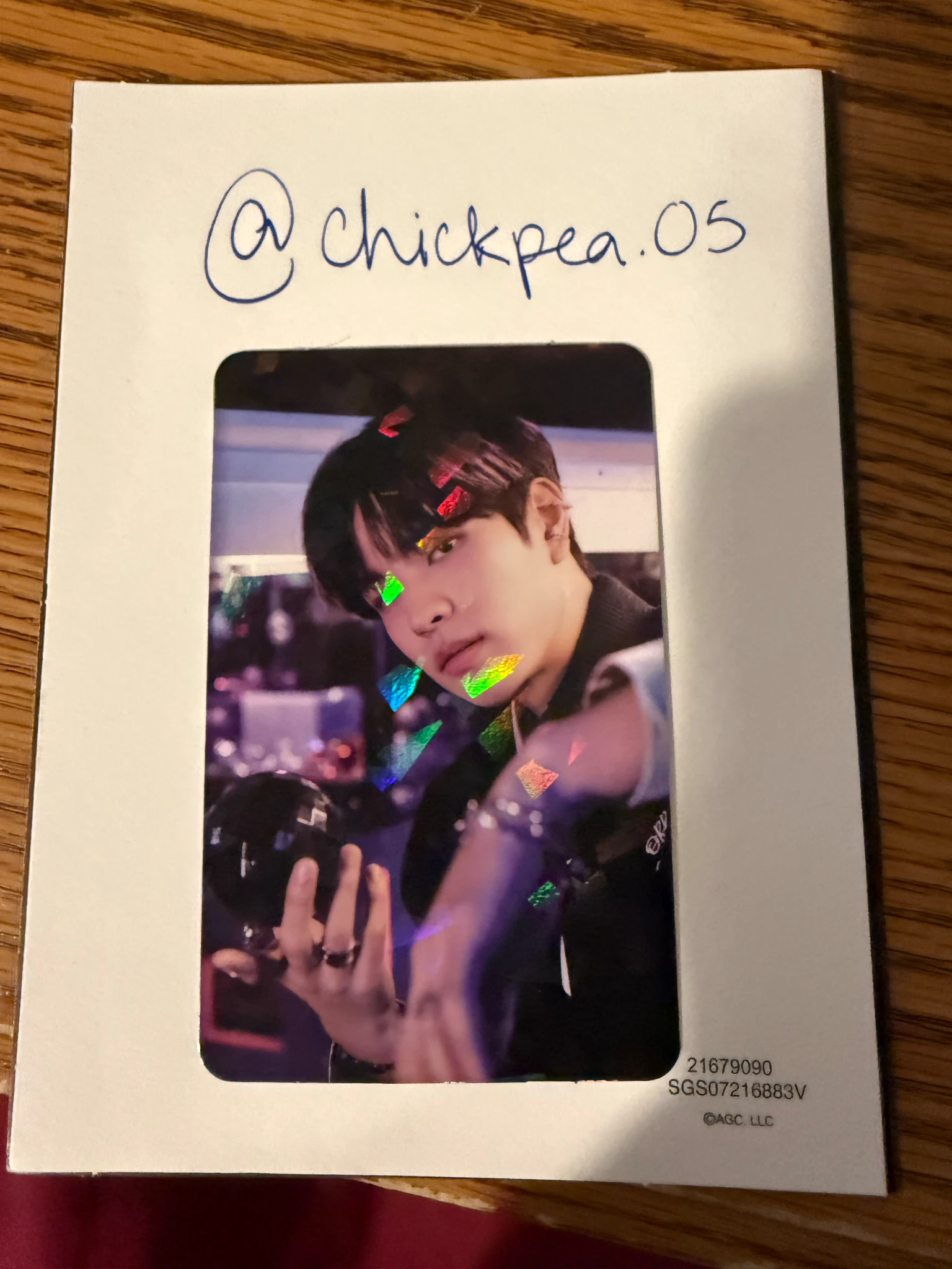 Stray Kids Seungmin Stray Kids - Seungmin - Christmas EveL Album album photocard glitter ver. glitter listing photo 1