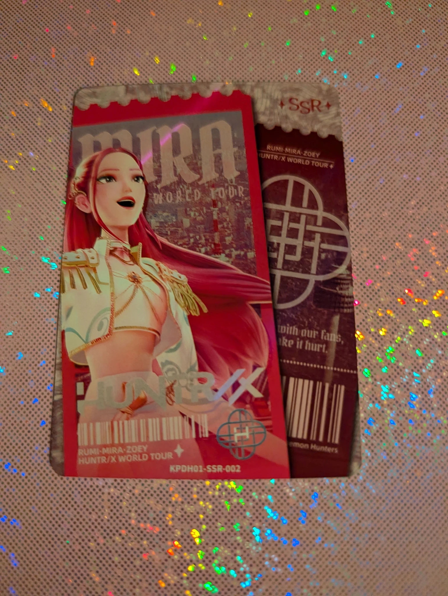 KPop Demon Hunters Mira KPop Demon Hunters - Mira - Kayou x KDH Collectable Trading Cards Other brand collaboration trading card classic version energy version listing photo 1