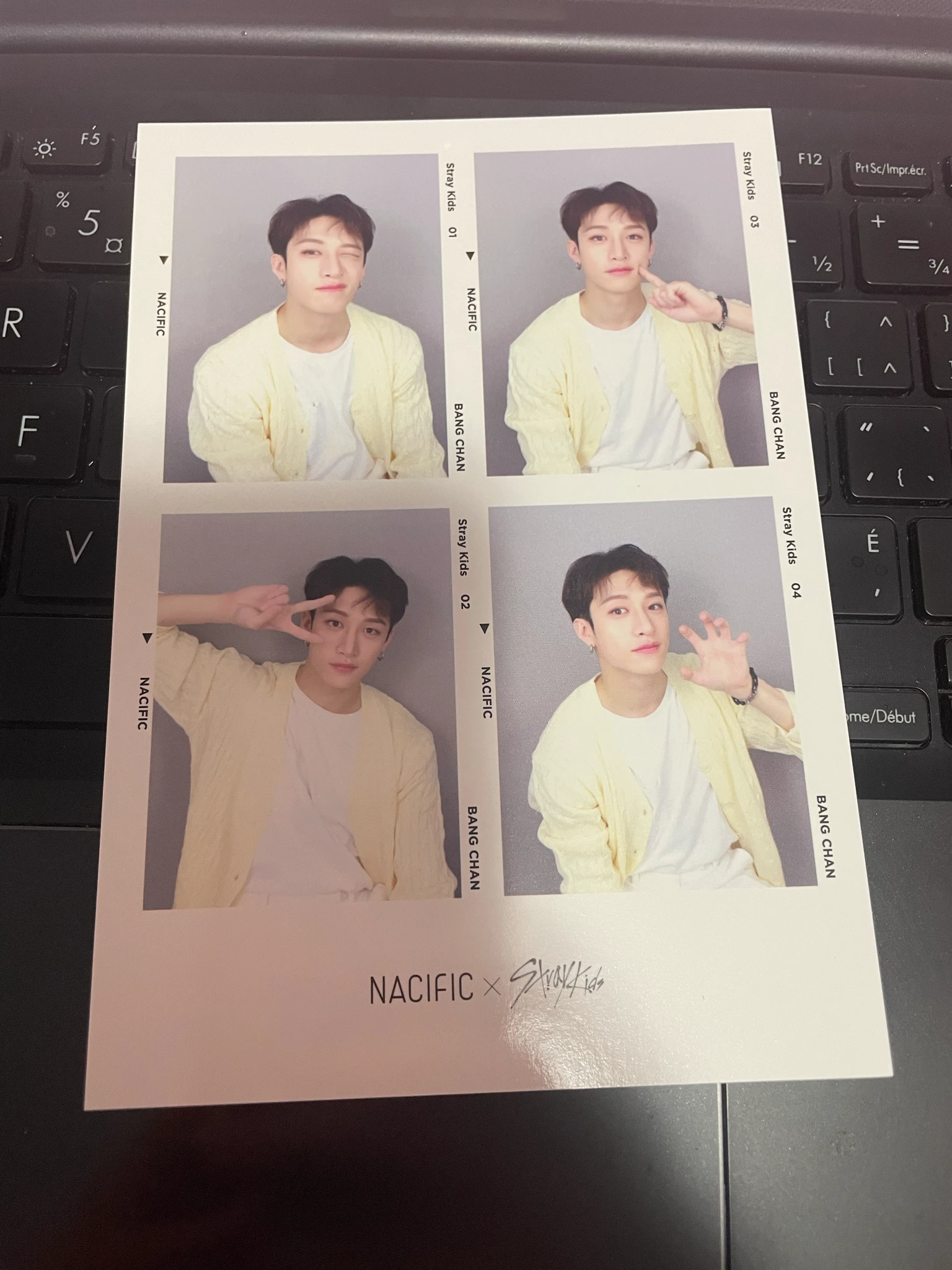 Stray Kids Bang Chan Stray Kids - Bang Chan - NACIFIC x Stray Kids Other brand collaboration nacific round 16 4 cut photo listing photo 1