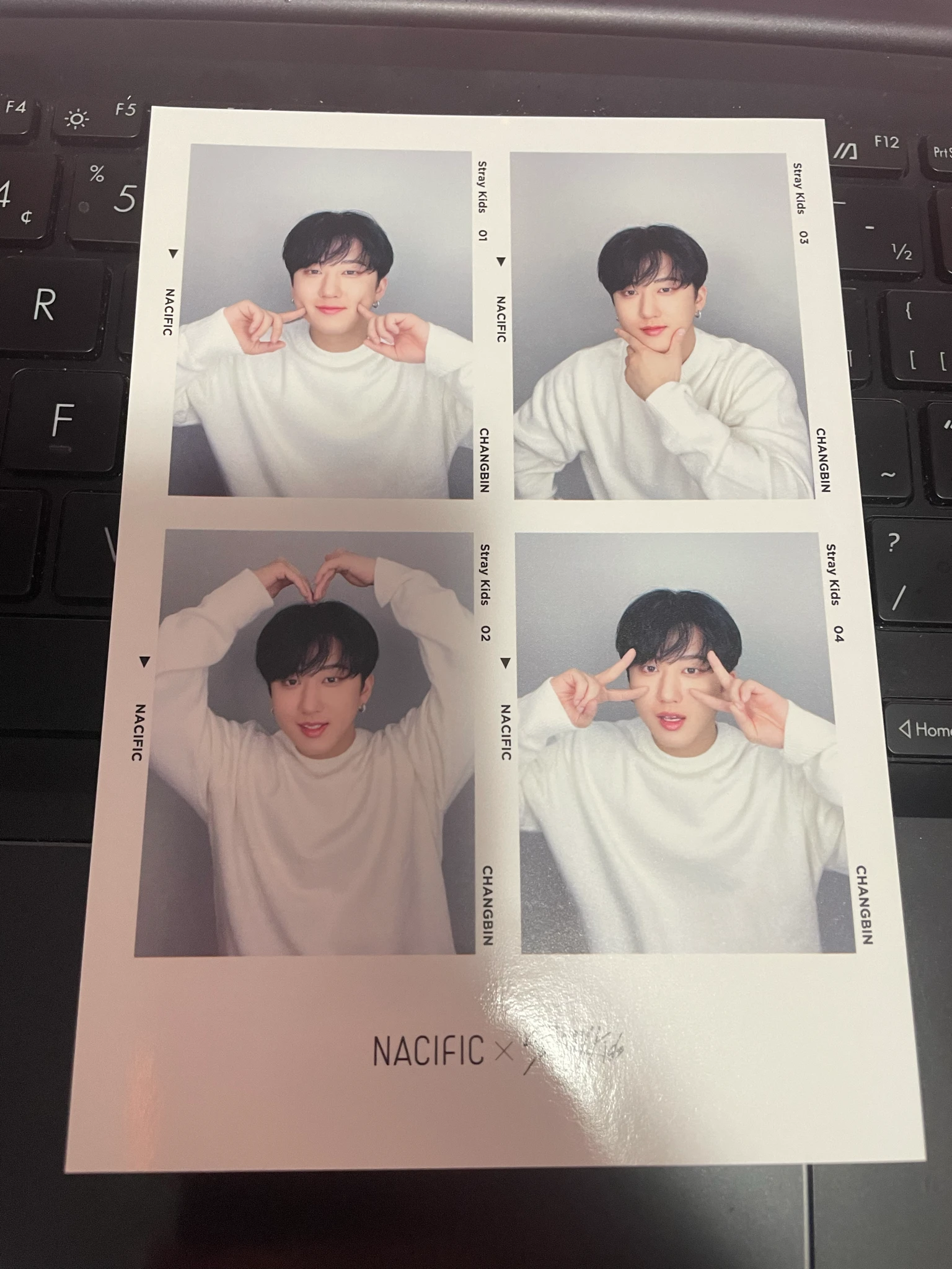 Stray Kids Changbin Stray Kids - Changbin - NACIFIC x Stray Kids Other brand collaboration nacific round 16 4 cut photo listing photo 1