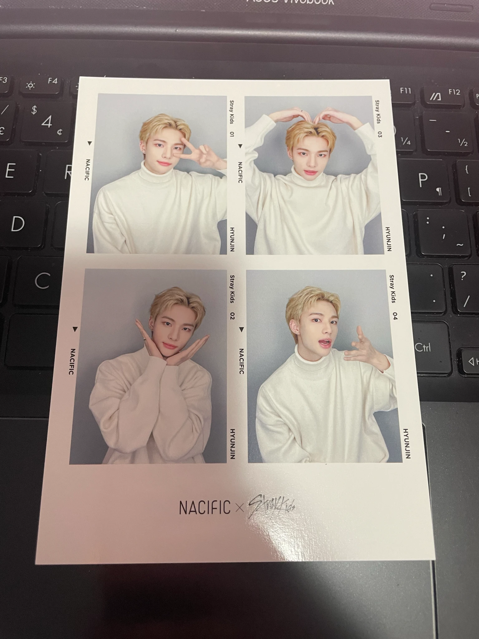 Stray Kids Hyunjin Stray Kids - Hyunjin - NACIFIC x Stray Kids Other brand collaboration nacific round 16 4 cut photo listing photo 1
