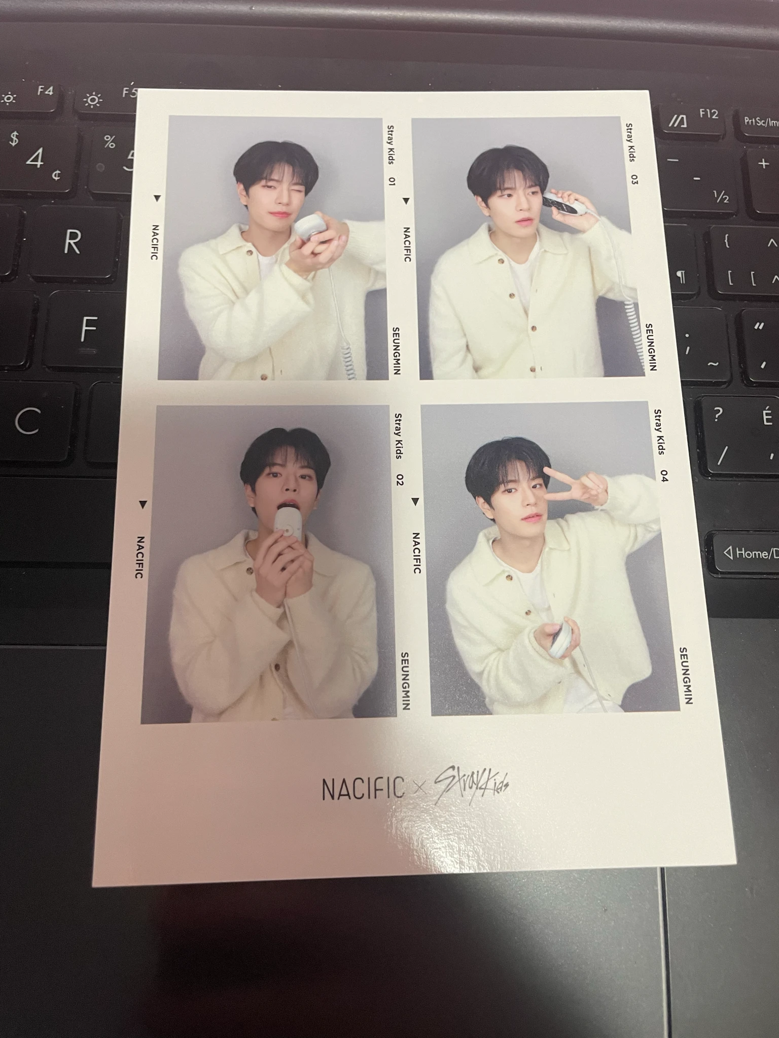 Stray Kids Seungmin Stray Kids - Seungmin - NACIFIC x Stray Kids Other brand collaboration nacific round 16 4 cut photo listing photo 1