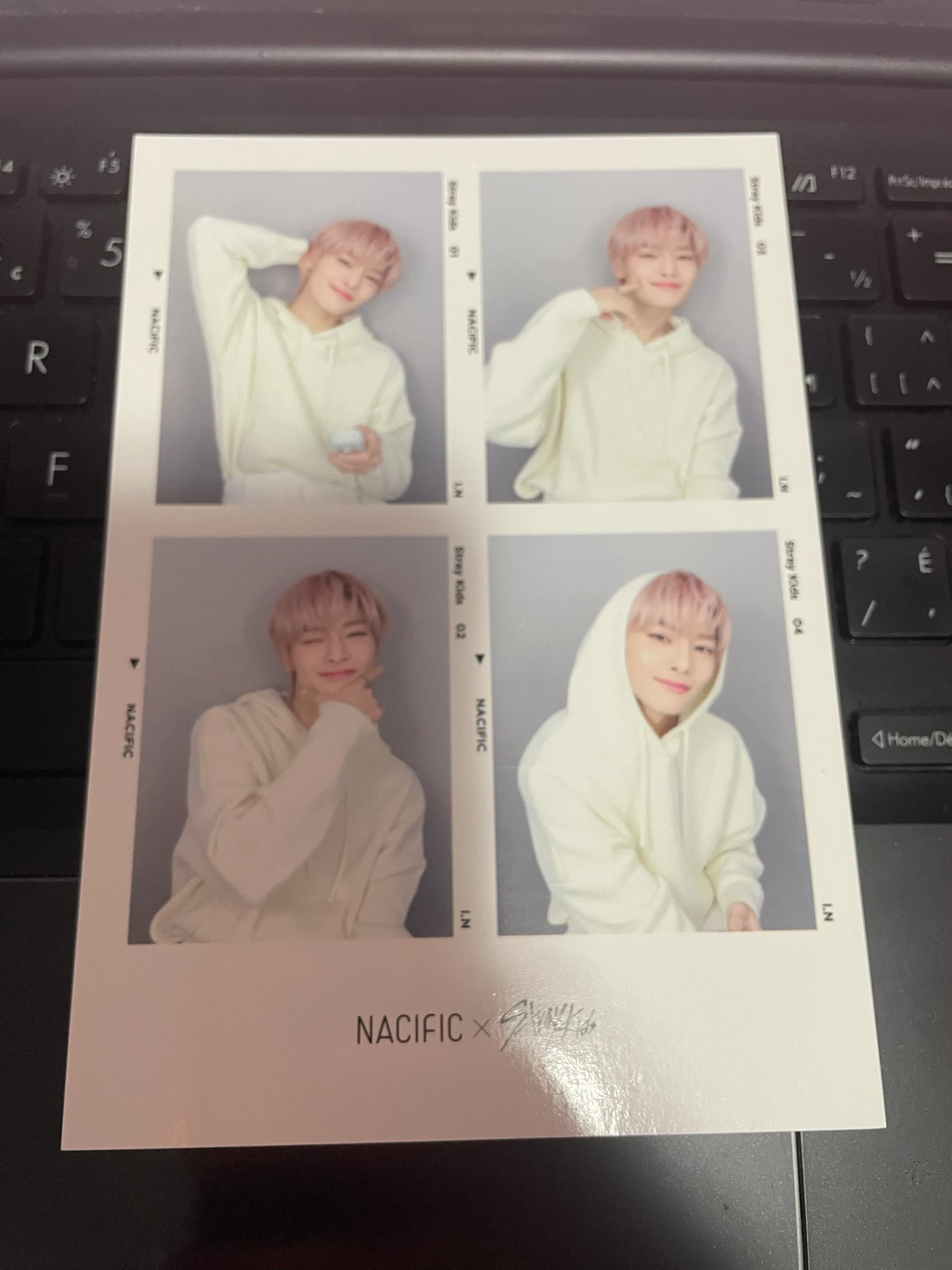 Stray Kids I.N Stray Kids - I.N - NACIFIC x Stray Kids Other brand collaboration nacific round 16 4 cut photo listing photo 1