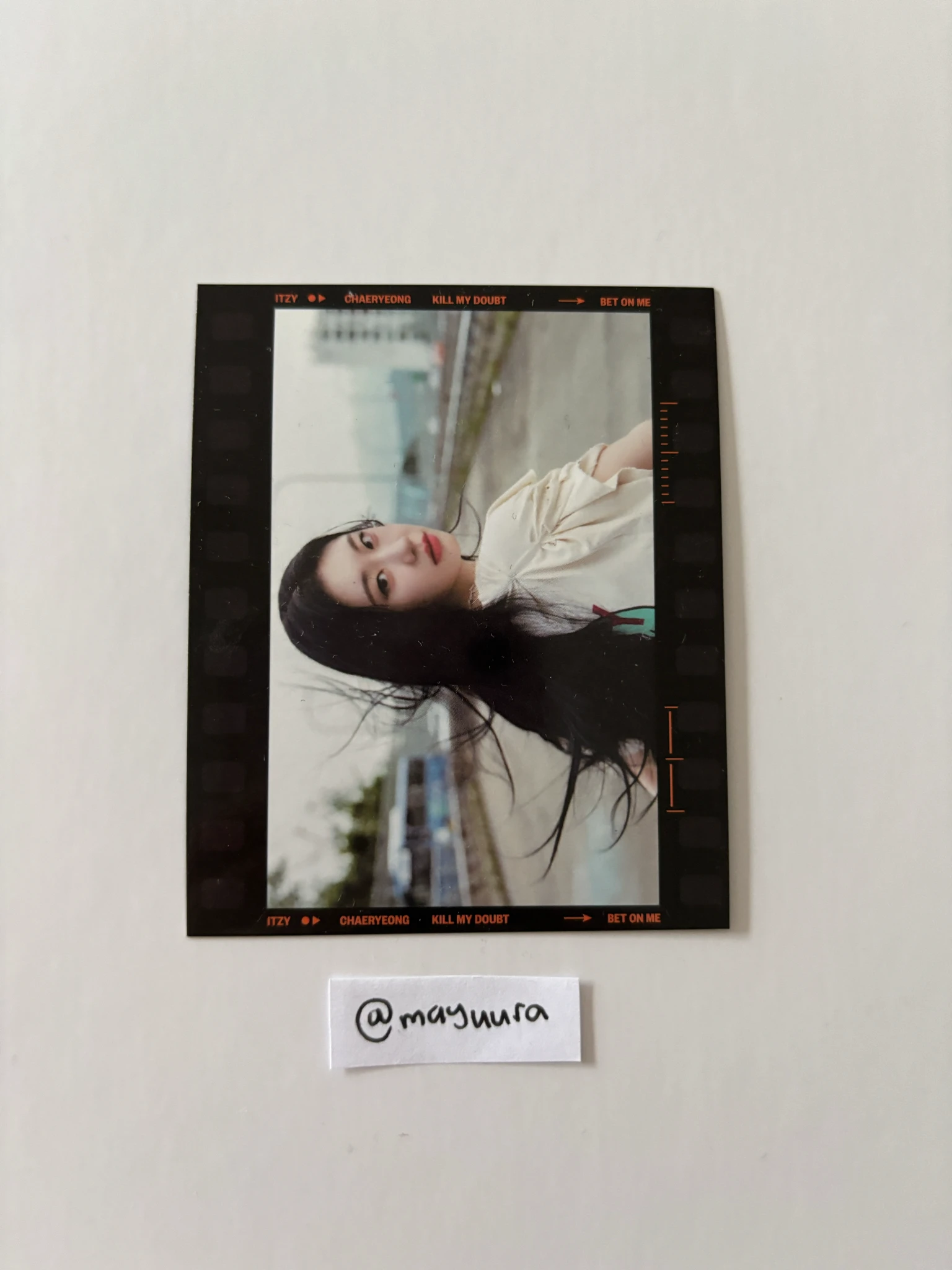 ITZY Chaeryeong ITZY - Chaeryeong - KILL MY DOUBT Album special version story card film photo album inclusion listing photo 1