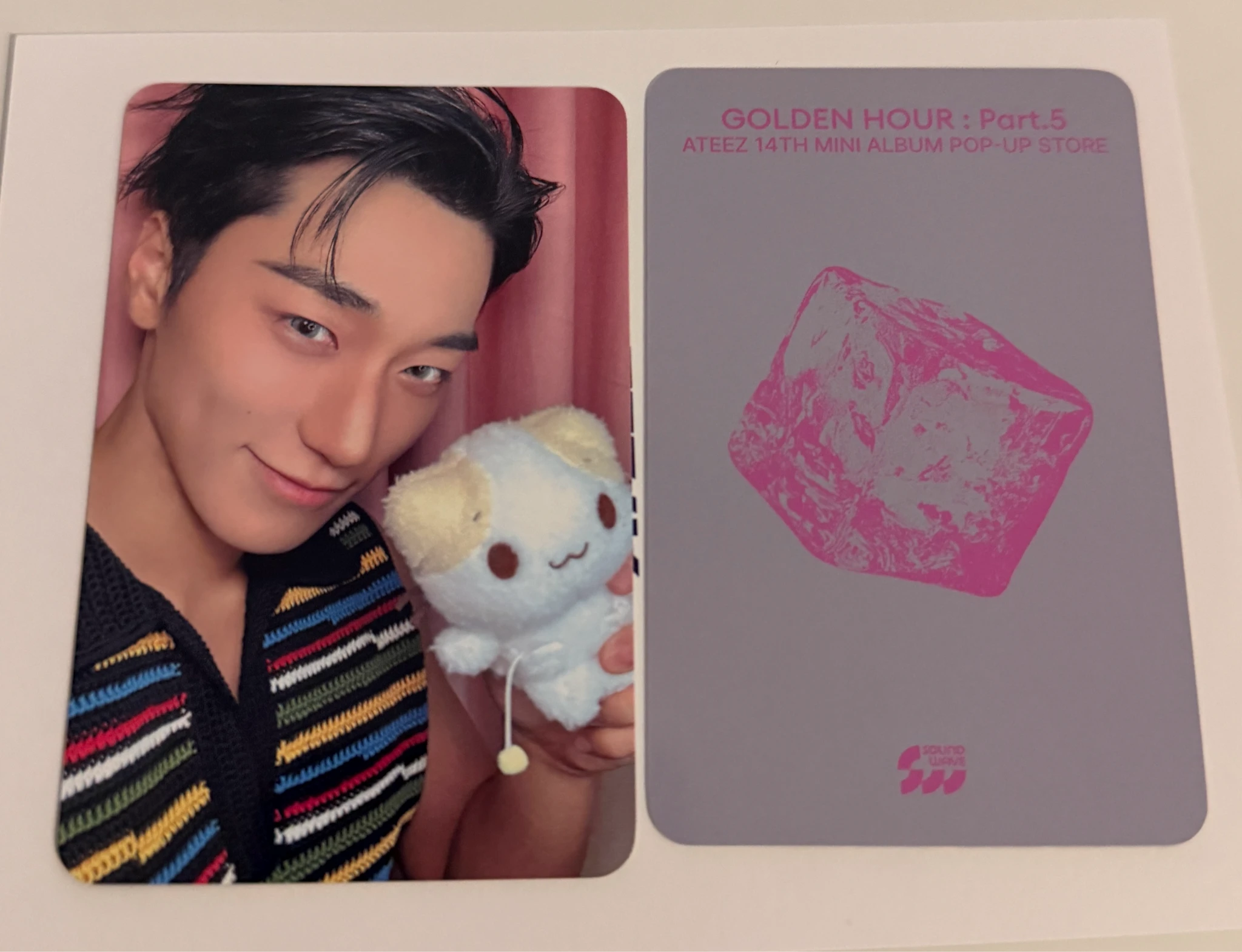 ATEEZ San ATEEZ - San - POP-UP: Golden Hour : Part.5 (Soundwave) Other lucky draw (LD) soundwave pop-up listing photo 1