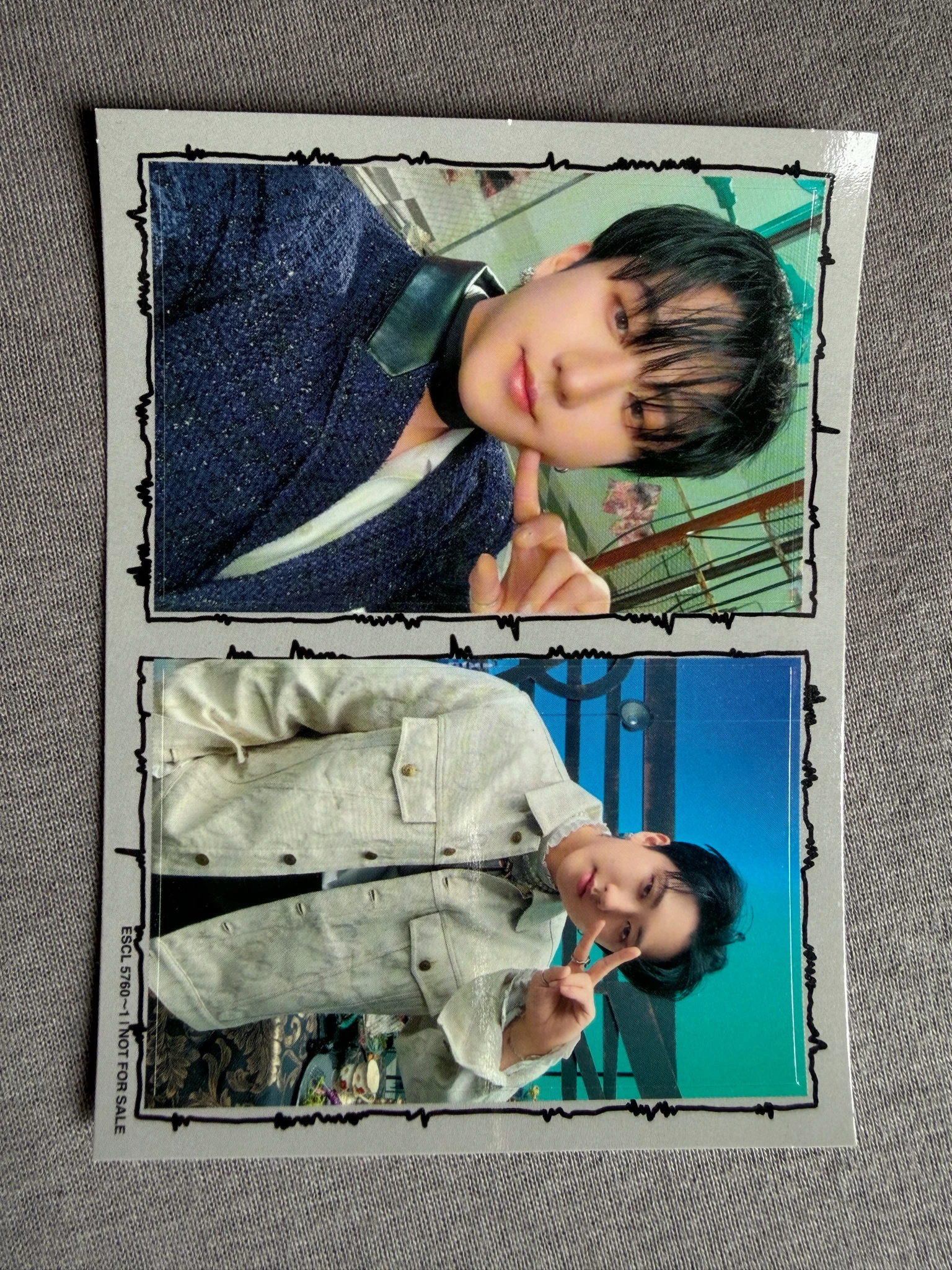 Stray Kids Changbin Stray Kids - Changbin - The Sound Album limited edition A version sticker sheet listing photo 1