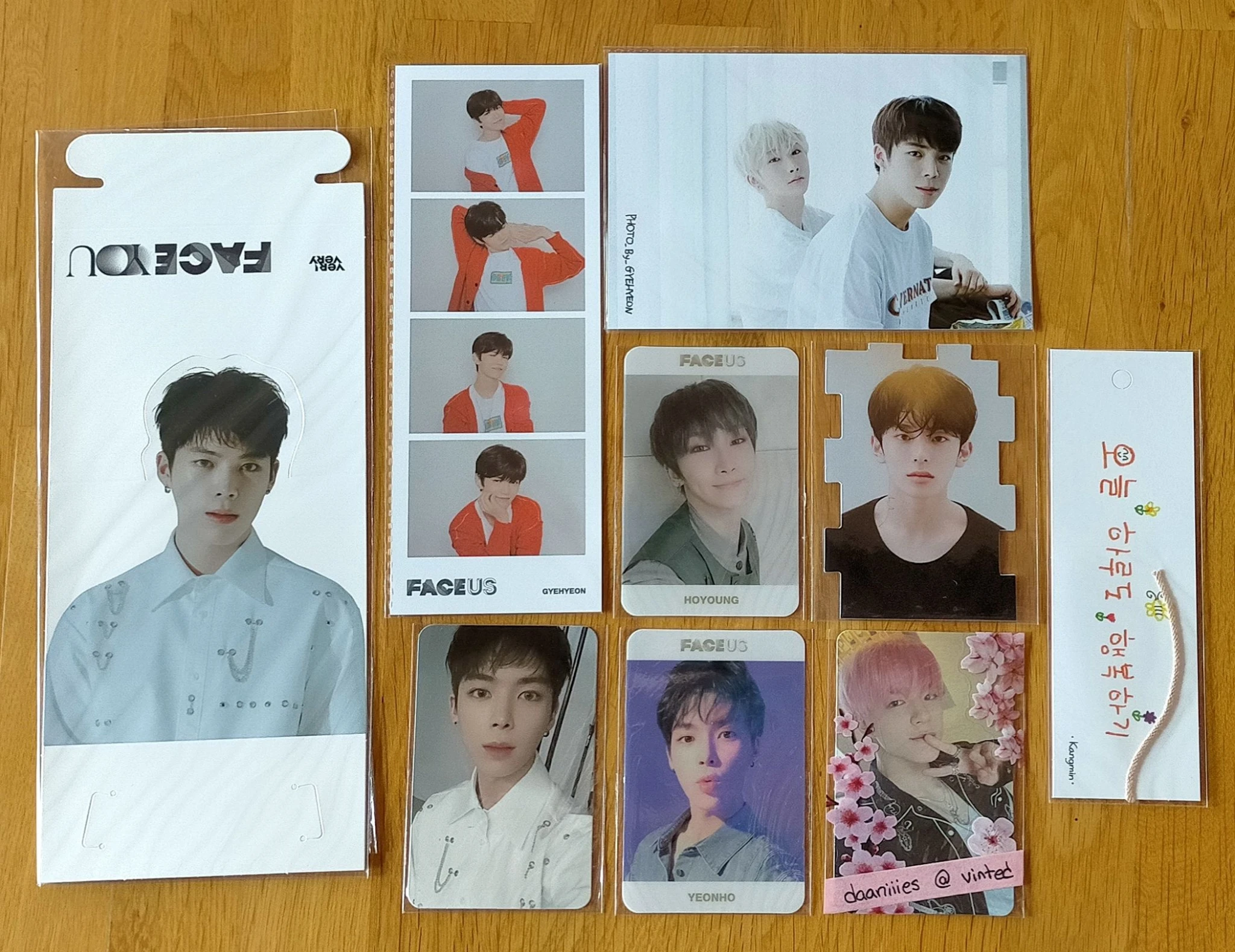VERIVERY Yeonho VERIVERY - Yeonho - FACE US Album album photocard official version clear (translucent) listing photo 2