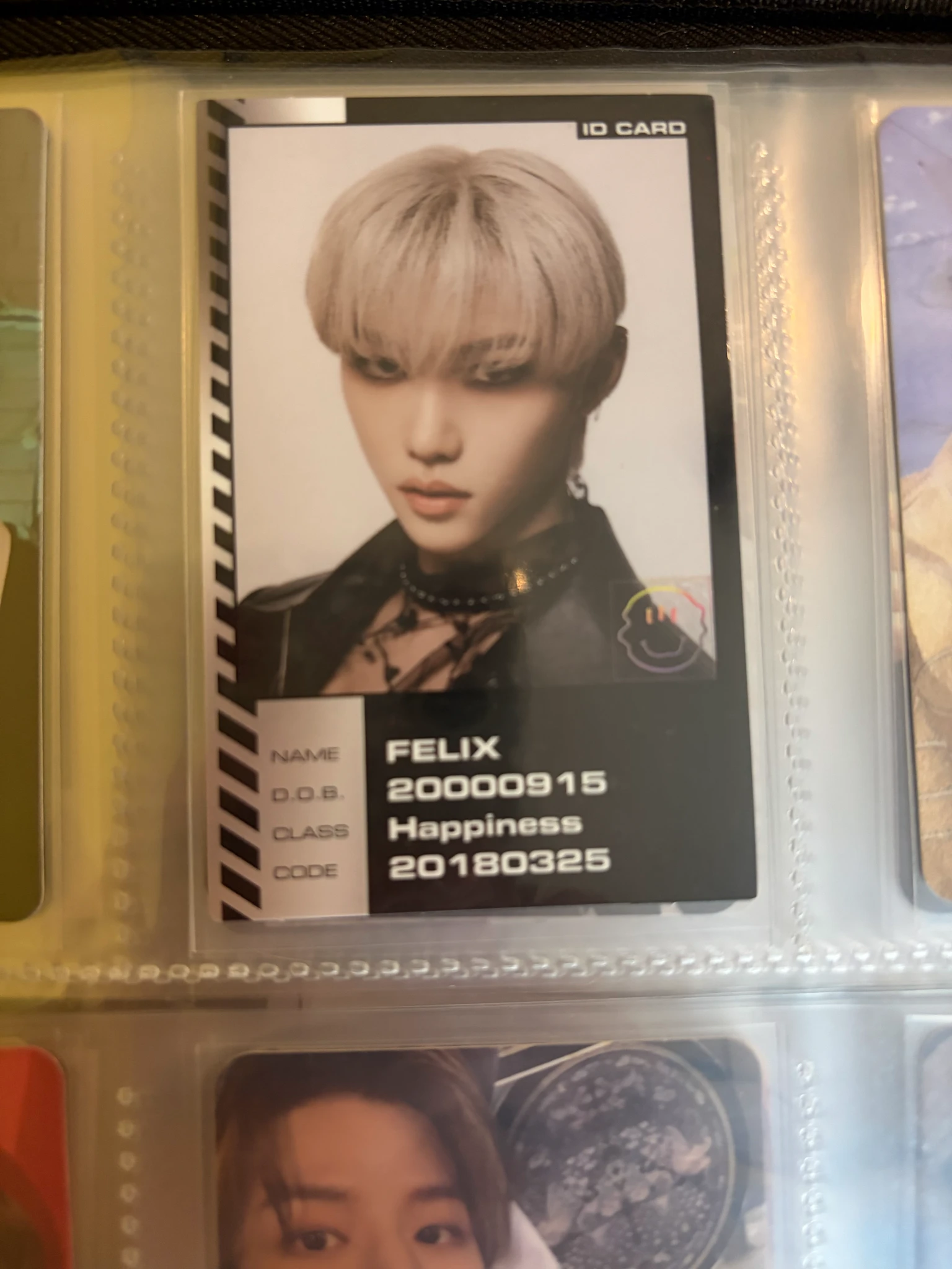 Stray Kids Felix Stray Kids - Felix - Oddinary Album album photocard id card listing photo 1