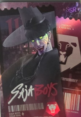 KPop Demon Hunters Jinu KPop Demon Hunters - Jinu - Kayou x KDH Collectable Trading Cards Other brand collaboration trading card energy version listing photo 1