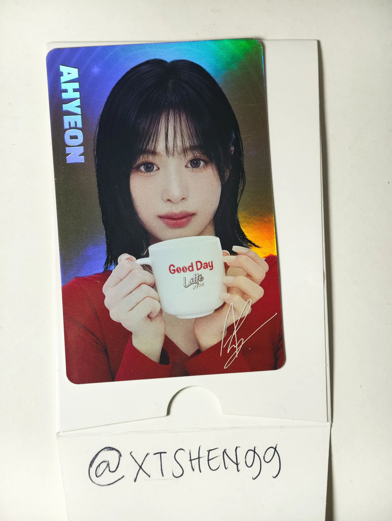 BABYMONSTER Ahyeon BABYMONSTER - Ahyeon - Good Day Coffee X BABYMONSTER Other holographic (hologram) brand collaboration listing photo 1