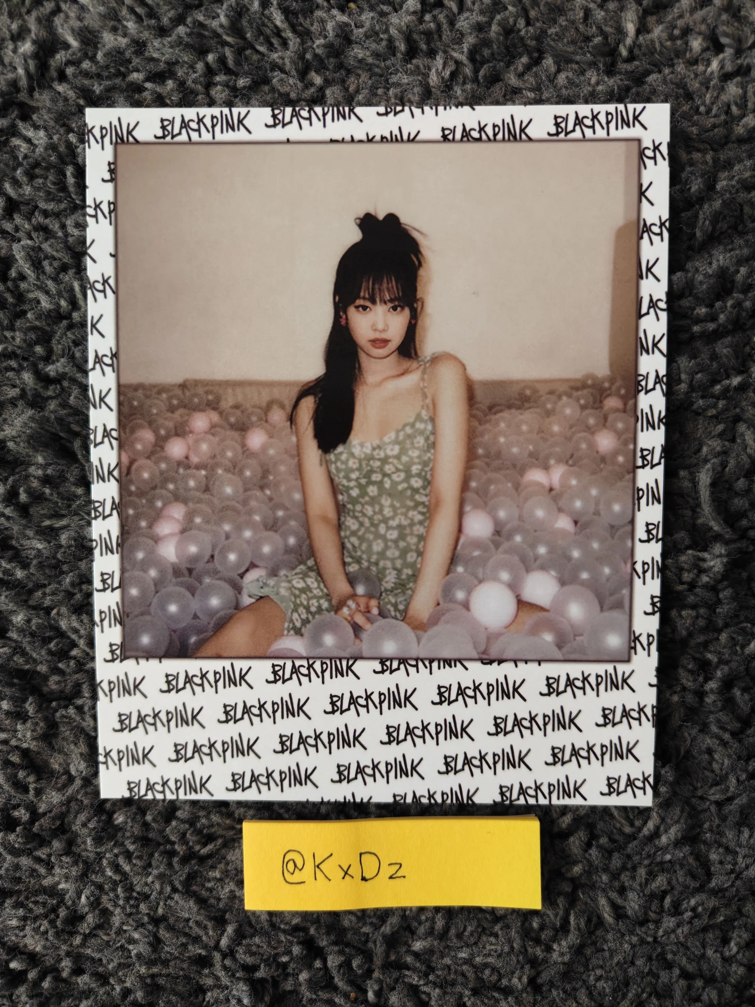 BLACKPINK Jennie BLACKPINK - Jennie - 2021 SUMMER DIARY IN EVERLAND Other merch inclusion polaroid listing photo 1