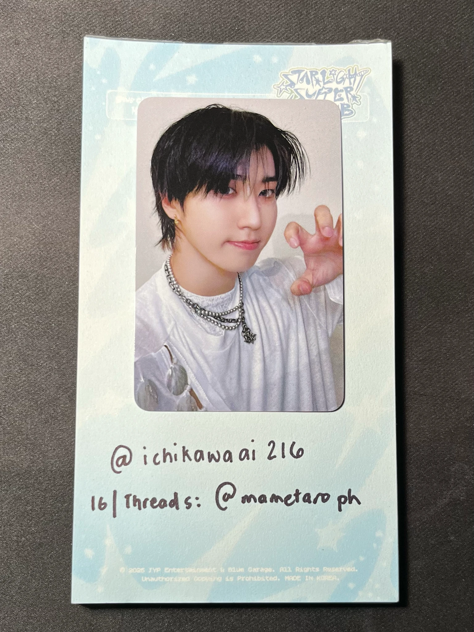 Stray Kids HAN Stray Kids - HAN - THIS & THAT Album pob (pre-order benefit) blue dream media (bdm) listing photo 1