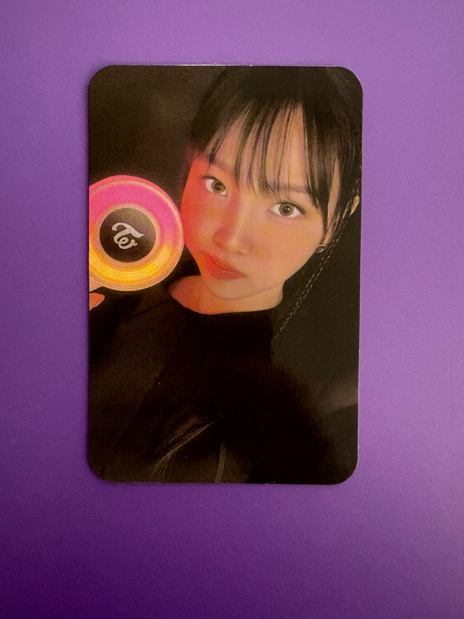 TWICE Nayeon TWICE - Nayeon - TWICE Official Lightstick “Candybong ∞” (V3) Other lightstick photocard set pob (pre-order benefit) jyp shop listing photo 1