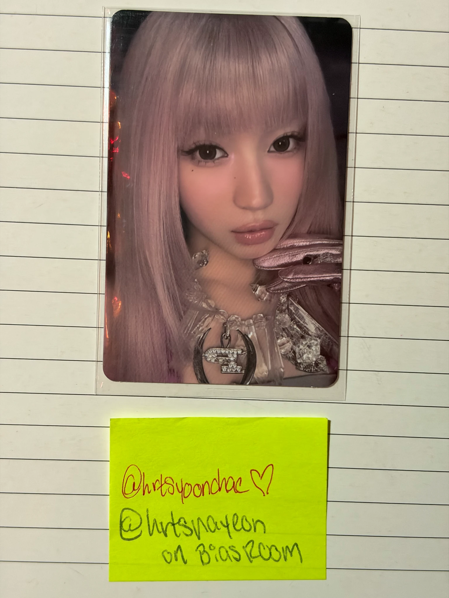 BABYMONSTER Asa BABYMONSTER - Asa - WE GO UP Album pattern version album photocard listing photo 1