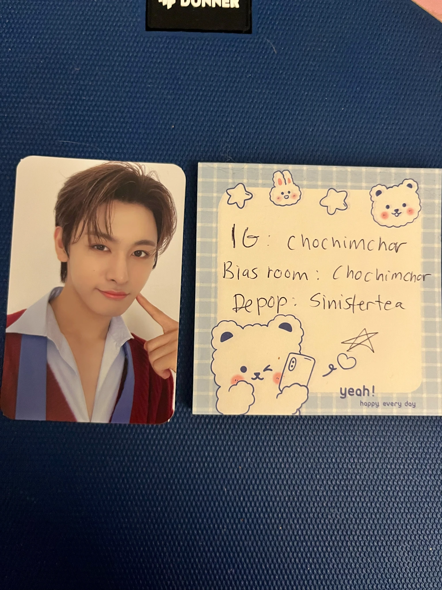TRENDZ Eunil TRENDZ - Eunil - STILL ON MY WAY Album album photocard korean album message card listing photo 1