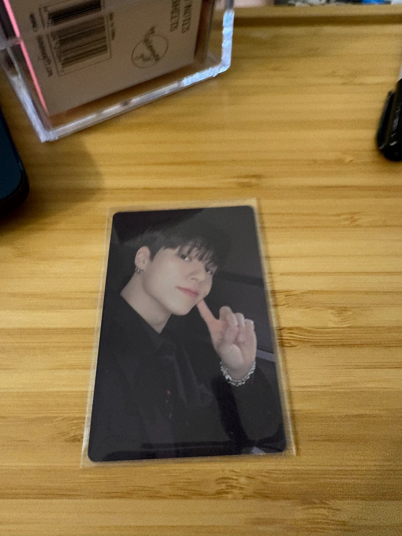 ATEEZ Wooyoung ATEEZ - Wooyoung - Golden Hour : Part.3 'In Your Fantasy Edition' Album album photocard limited version image card target exclusive walmart exclusive soundwave pob (pre-order benefit) makestar lucky draw listing photo 1