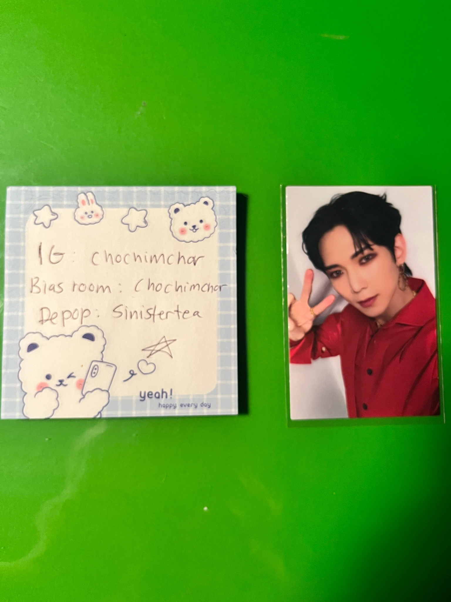 ATEEZ Yeosang ATEEZ - Yeosang - ZERO : FEVER Part.2 Album album photocard A version listing photo 1