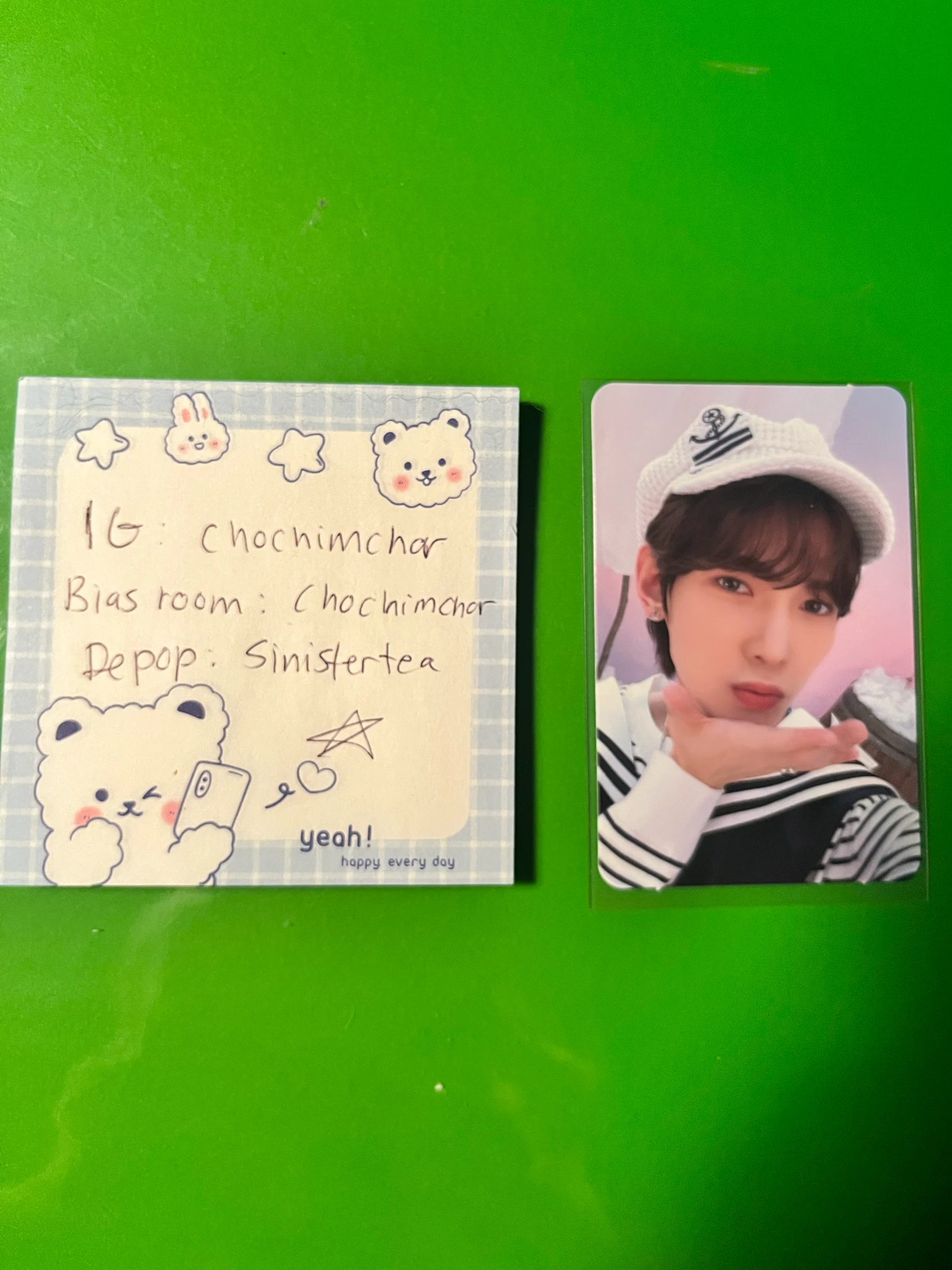ATEEZ Yeosang ATEEZ - Yeosang - ANITEEZ IN ILLUSION Other trading card listing photo 1