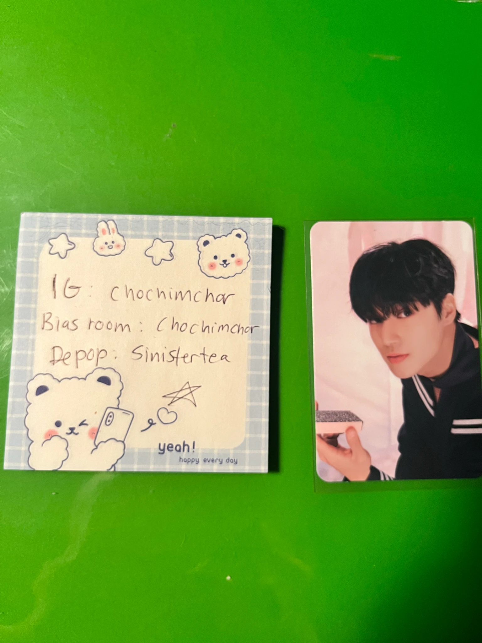 ATEEZ Wooyoung ATEEZ - Wooyoung - ANITEEZ IN ILLUSION Other trading card listing photo 1