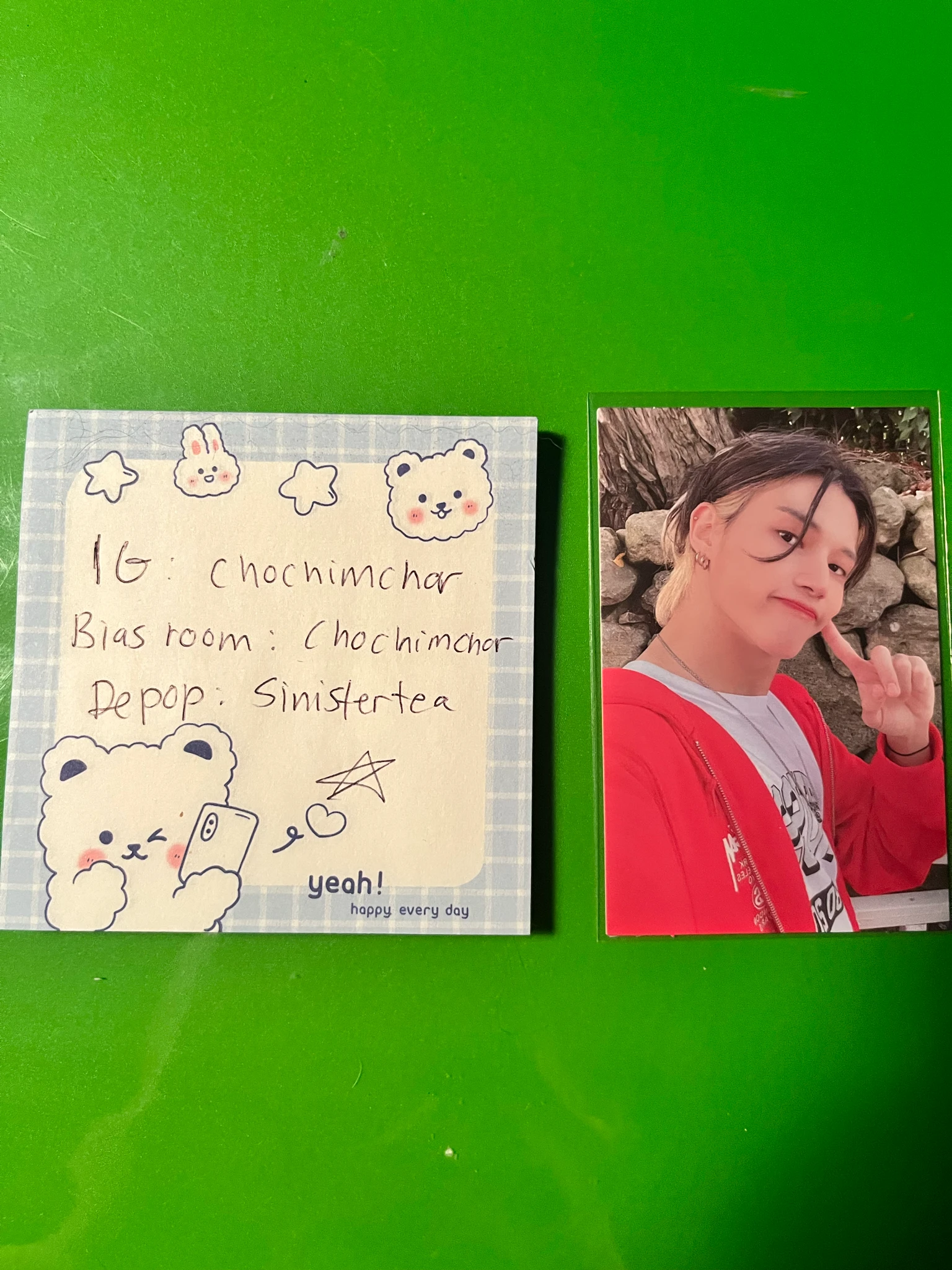 ATEEZ Wooyoung ATEEZ - Wooyoung - ZERO : FEVER Part.3 Album album photocard diary version version 2 listing photo 1