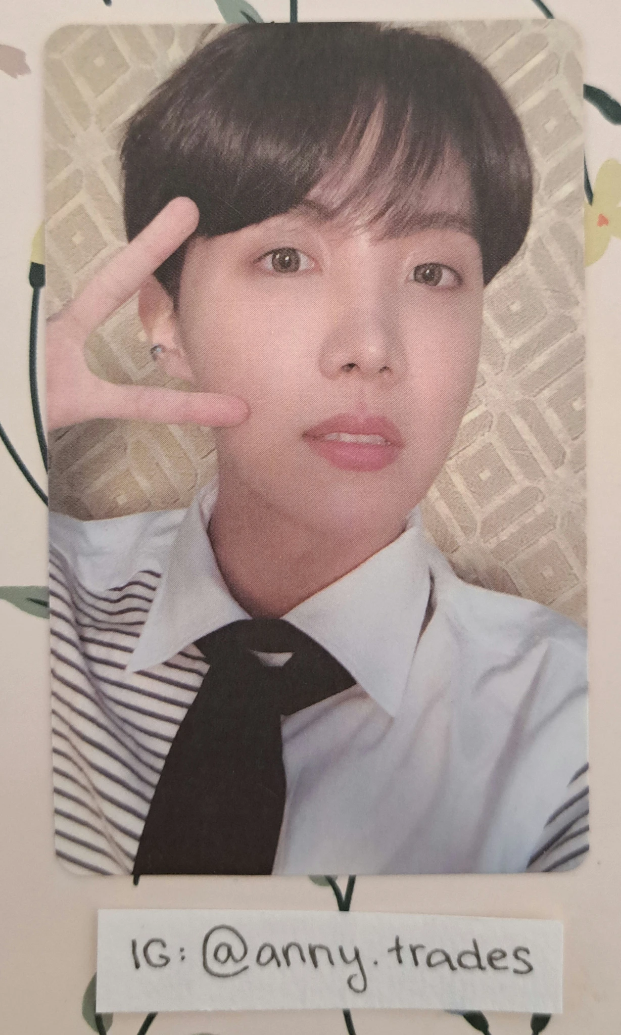 BTS j-hope BTS - J-HOPE - Map of the Soul: Persona Album album photocard ver. 3 listing photo 1