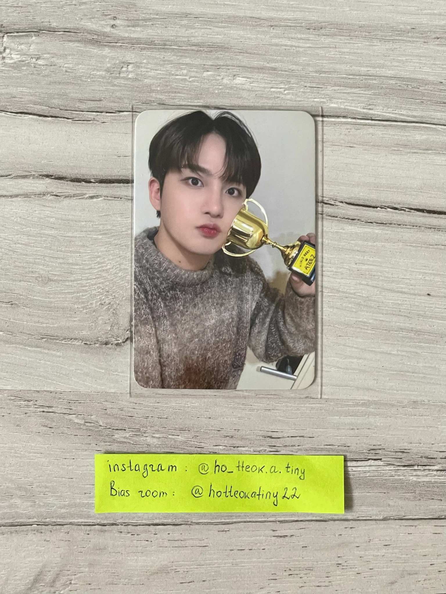 ATEEZ Jongho ATEEZ - Jongho - THE WORLD EP.FIN : WILL Album apple music fansign listing photo 1