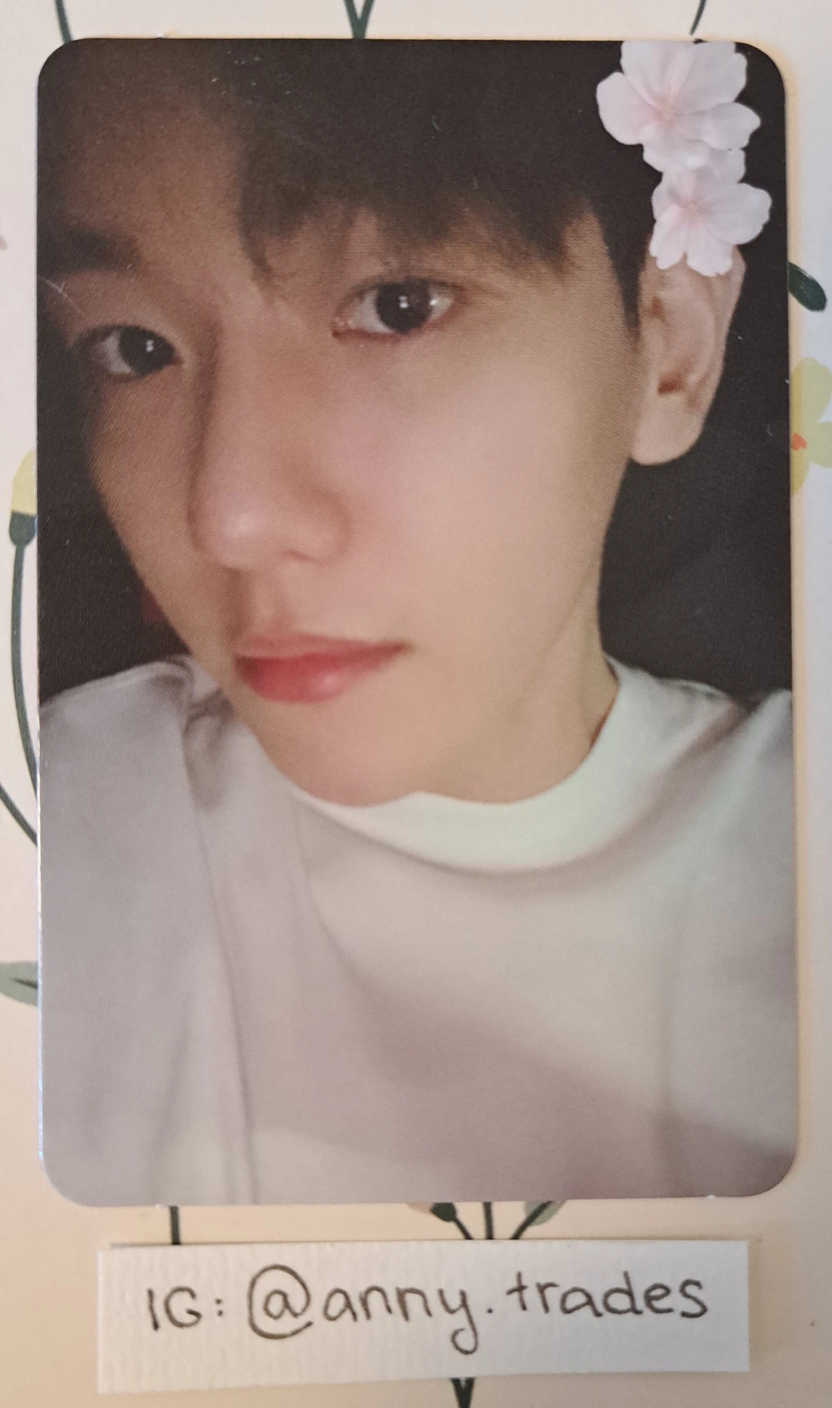 EXO Baekhyun EXO - Baekhyun - Delight Album korean album solo album album photocard chemistry version listing photo 1