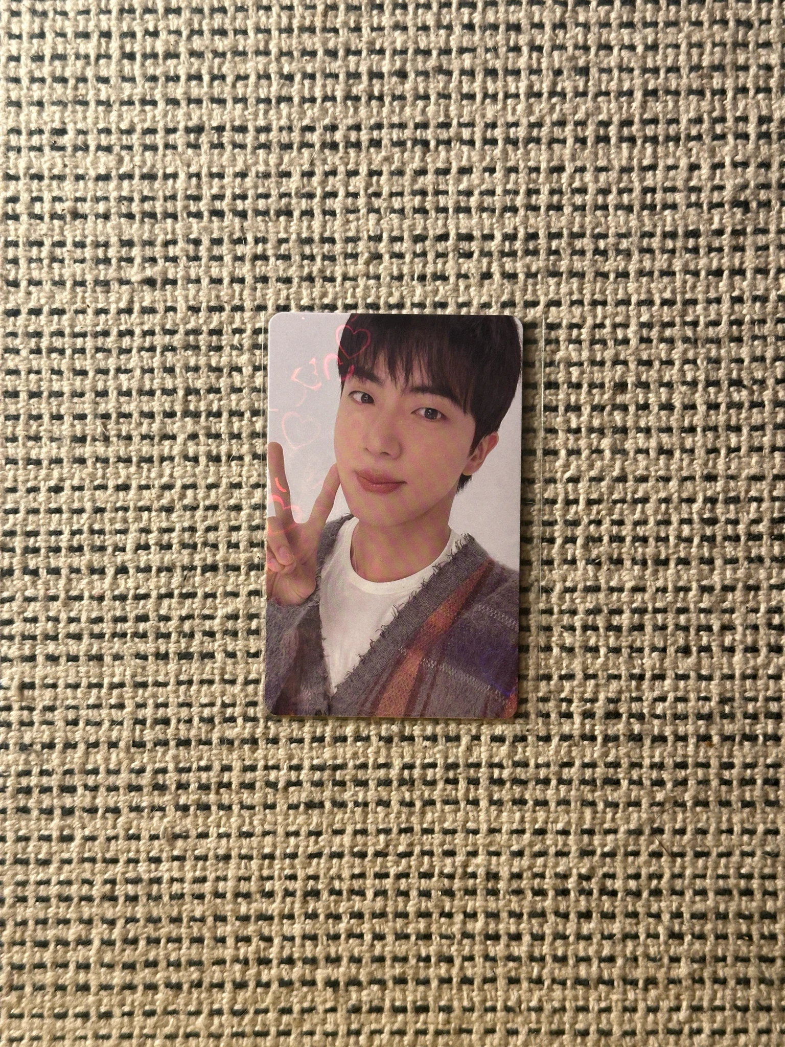 BTS Jin BTS - Jin - Happy Album universal music store pre-order benefit postcard listing photo 1