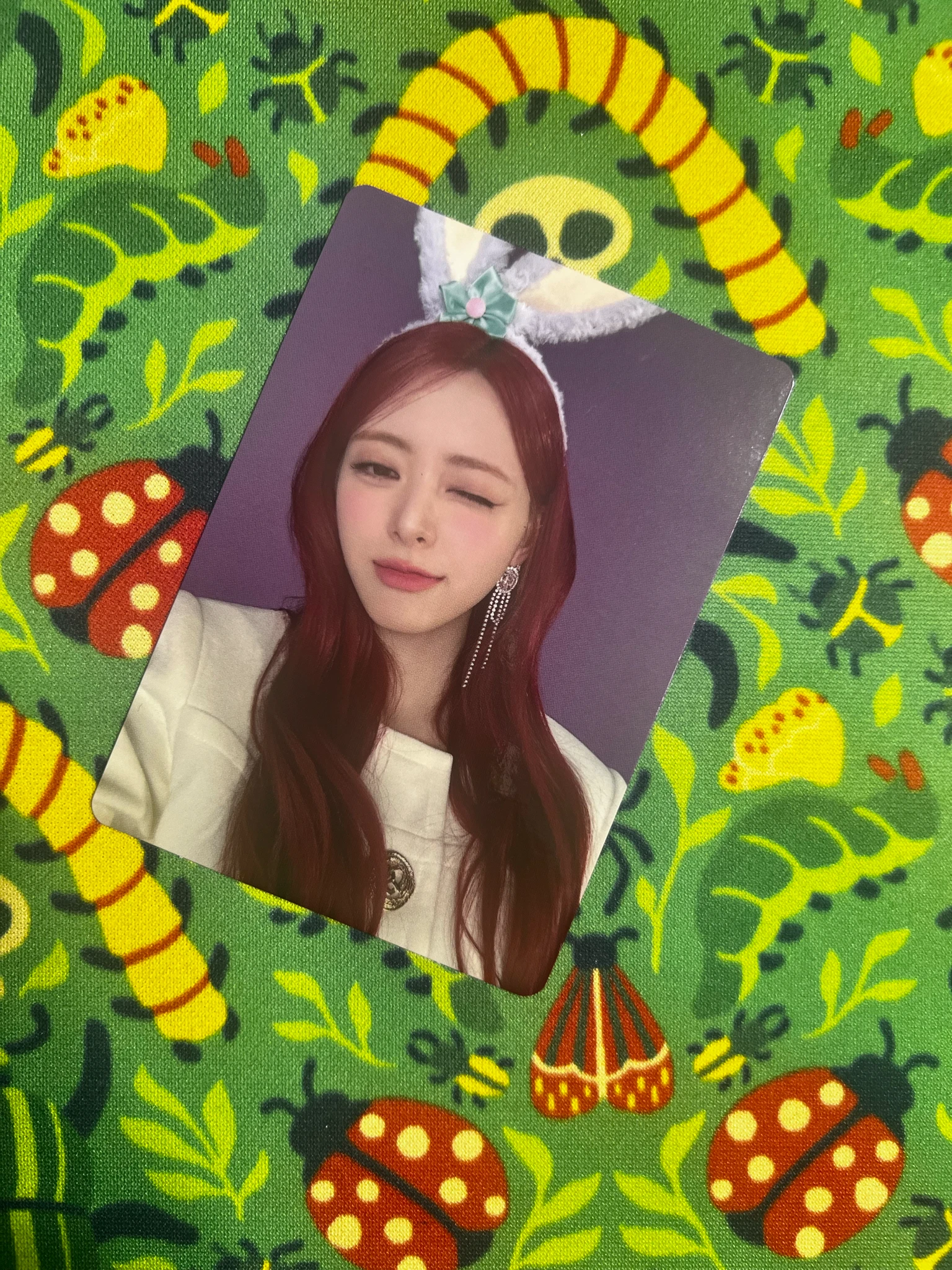 ITZY Yuna ITZY - Yuna - Algorhythm Album tower records lucky draw listing photo 1