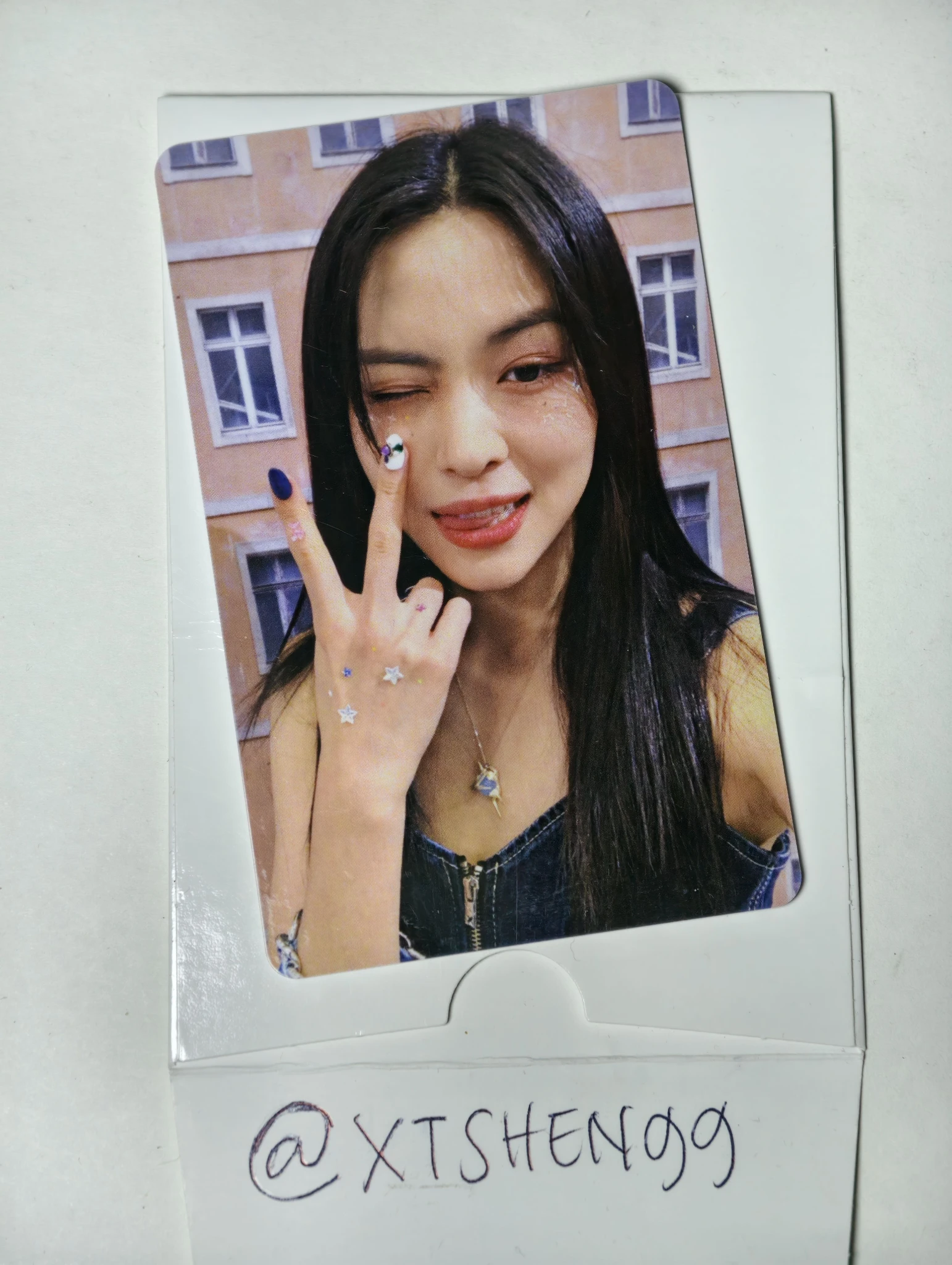ITZY Ryujin ITZY - Ryujin - Cheshire Album bandina lucky draw round 1 pvc card listing photo 1