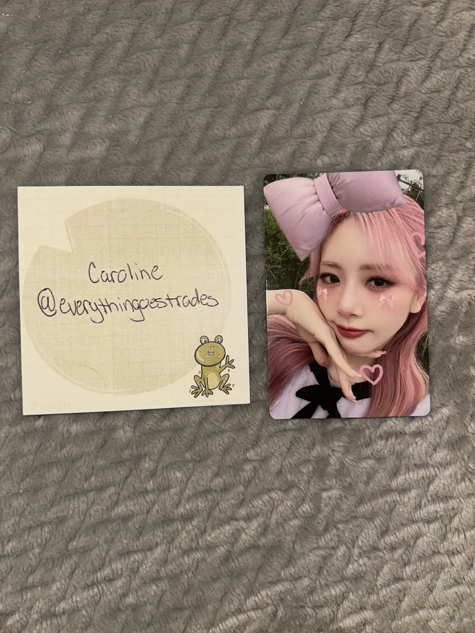 Dreamcatcher JiU Dreamcatcher - JiU - Apocalypse : Follow Us Album album photocard blue back listing photo 1