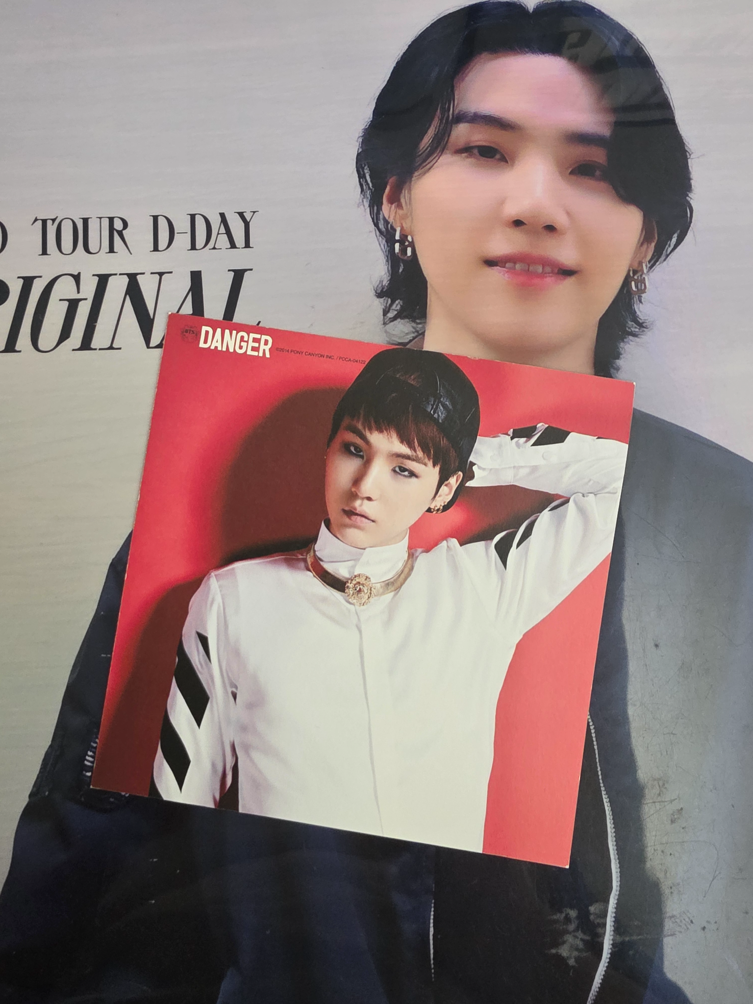BTS SUGA BTS - SUGA - Danger (Japanese Ver.) Album jacket card limited b listing photo 1