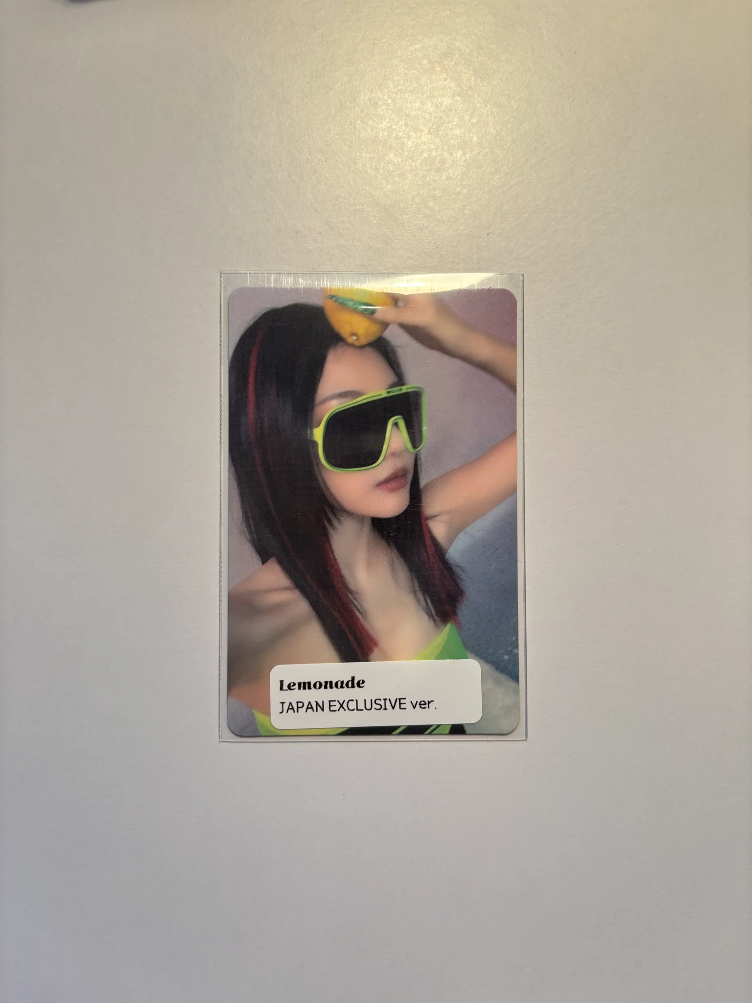 aespa Ningning aespa - Ningning - Lemonade Album japan exclusive album photocard listing photo 1