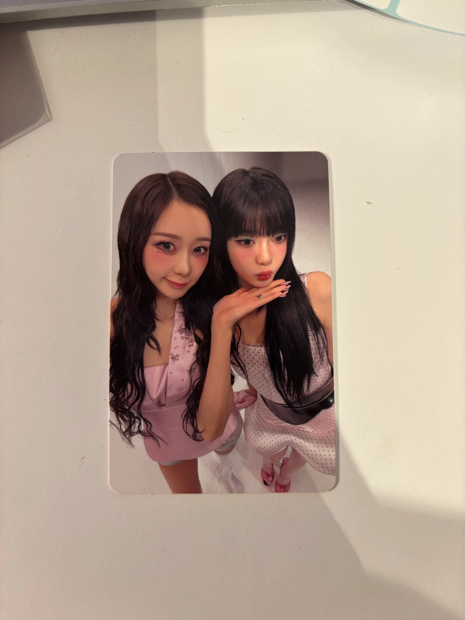 aespa aespa - Giselle & Ningning - KISS N TELL Album pob (pre-order benefit) warner music japan poster version unit listing photo 1