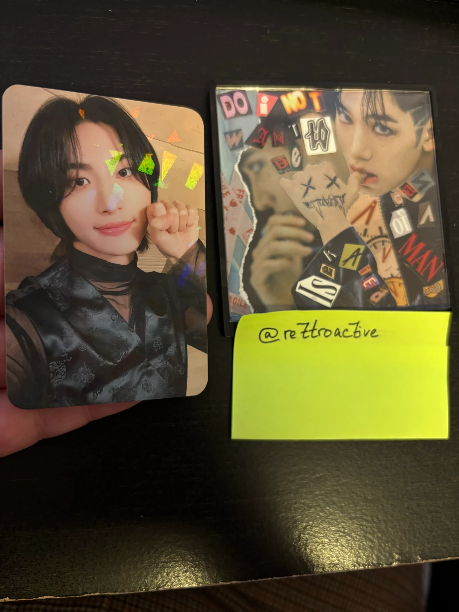 ATEEZ Seonghwa ATEEZ - Seonghwa - Towards The Light : Will To Power World Tour 2024 - 2025 Event silver foil photocard holographic (hologram) listing photo 1