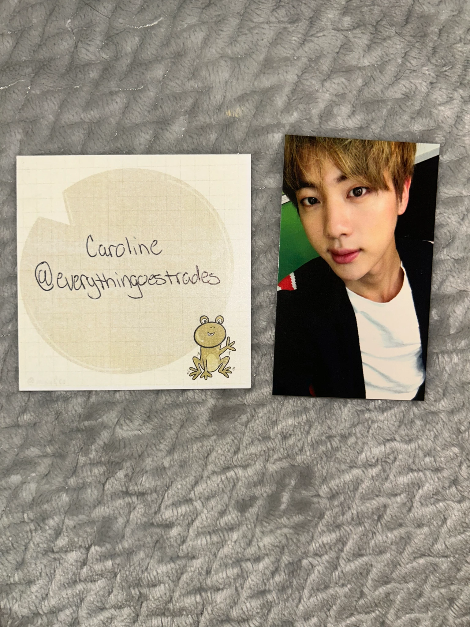 BTS Jin BTS - Jin - The Most Beautiful Moment in Life Pt.2 Album album photocard listing photo 1