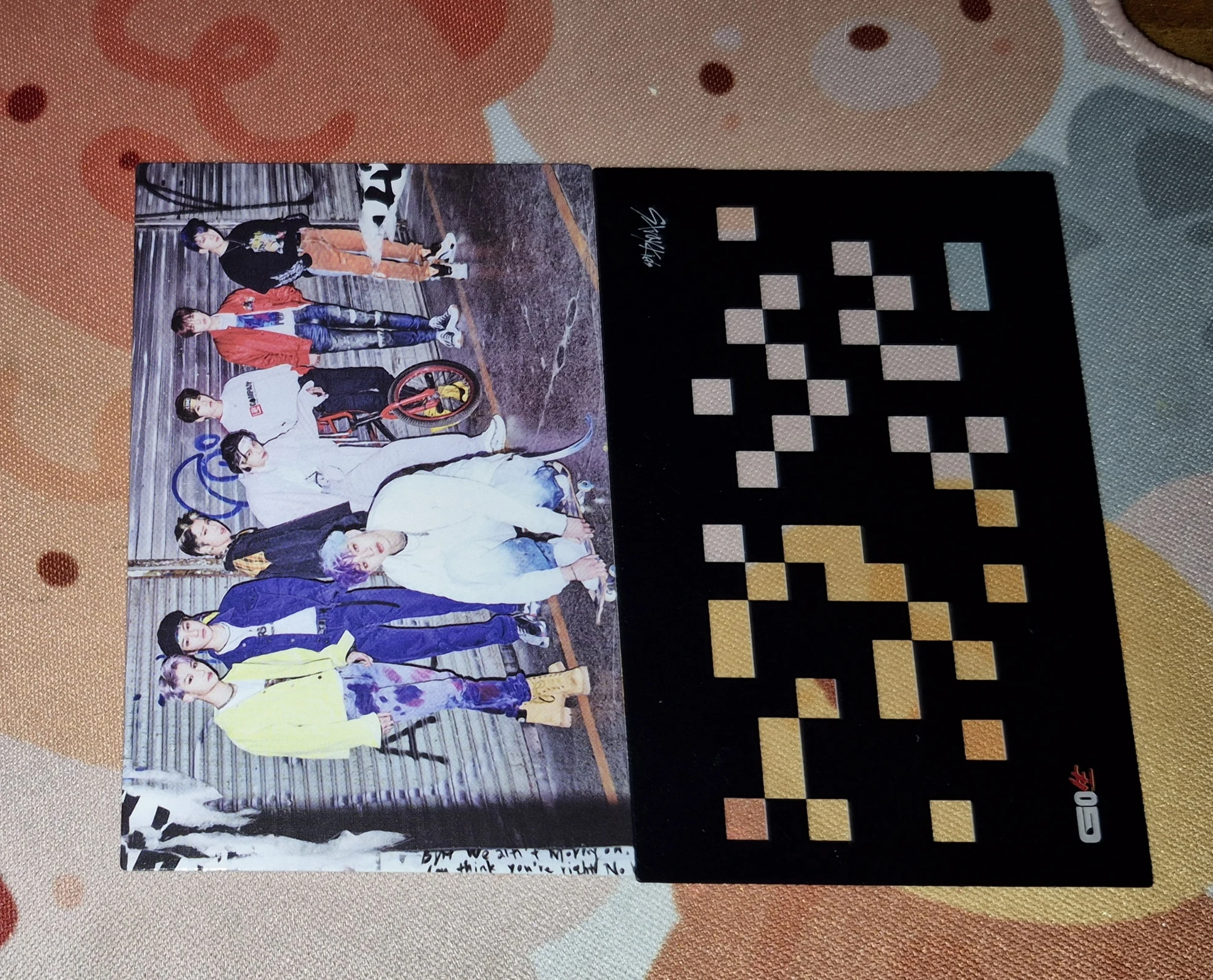 Stray Kids Stray Kids - GO LIVE Album first press only album inclusion poster listing photo 1