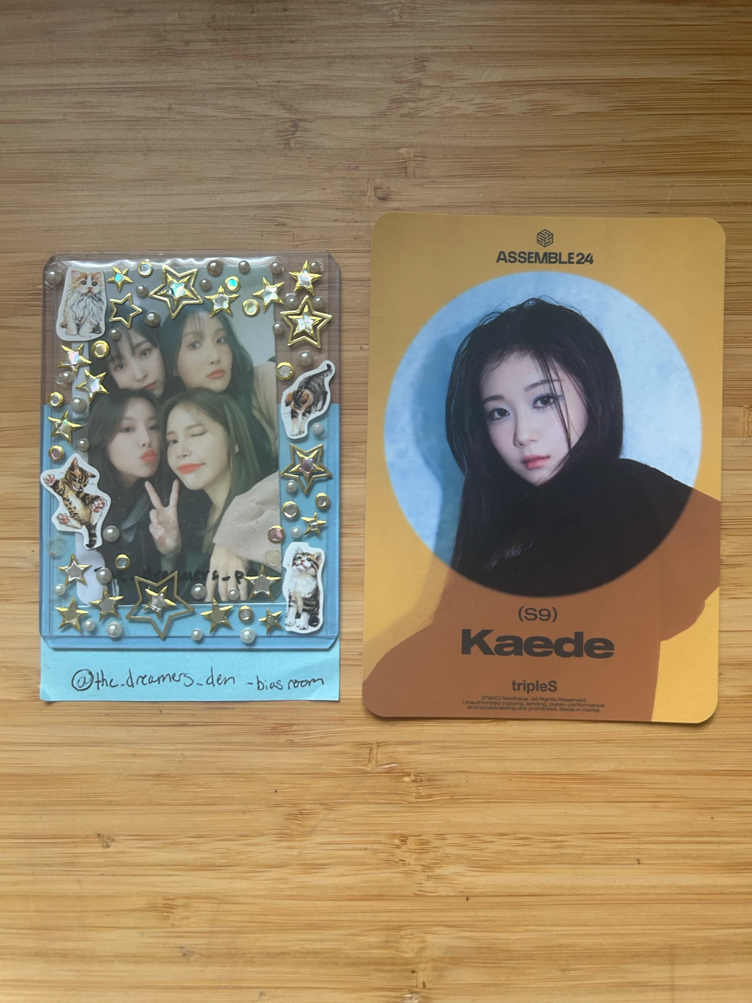 tripleS Kaede tripleS - Kaede - Assemble24 Album postcard album inclusion listing photo 1